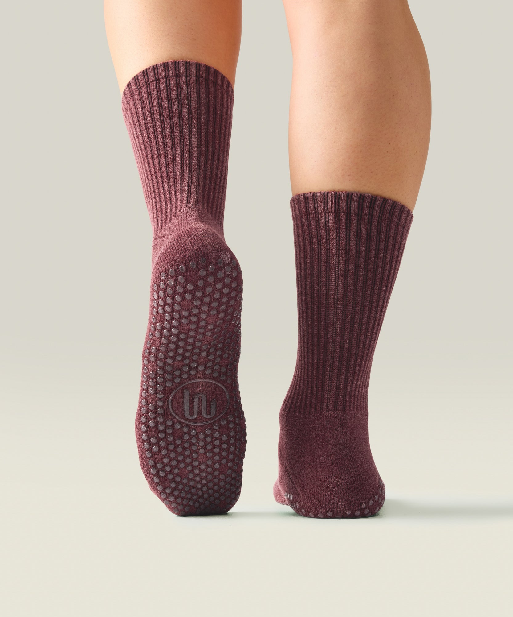 Crew Grip Socks - Dusty Mulberry