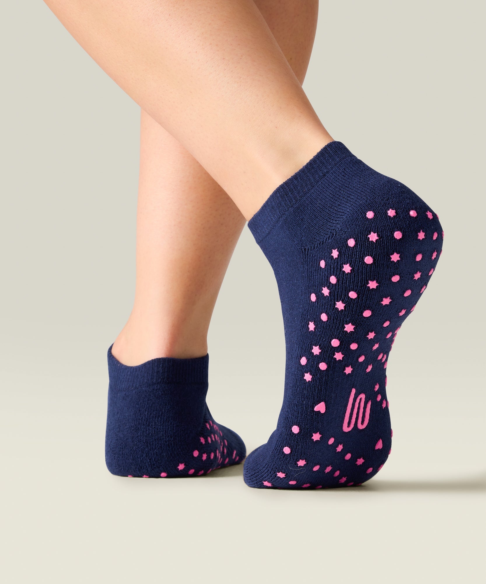 Low Rise Grip Socks - Howdy Partner Ink