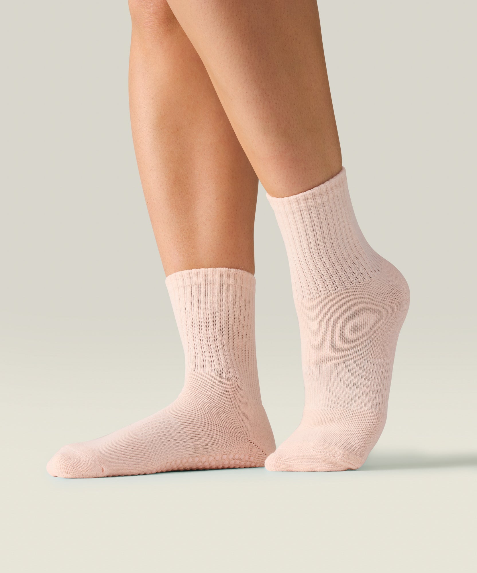 Crew Grip Socks - Soft Pink