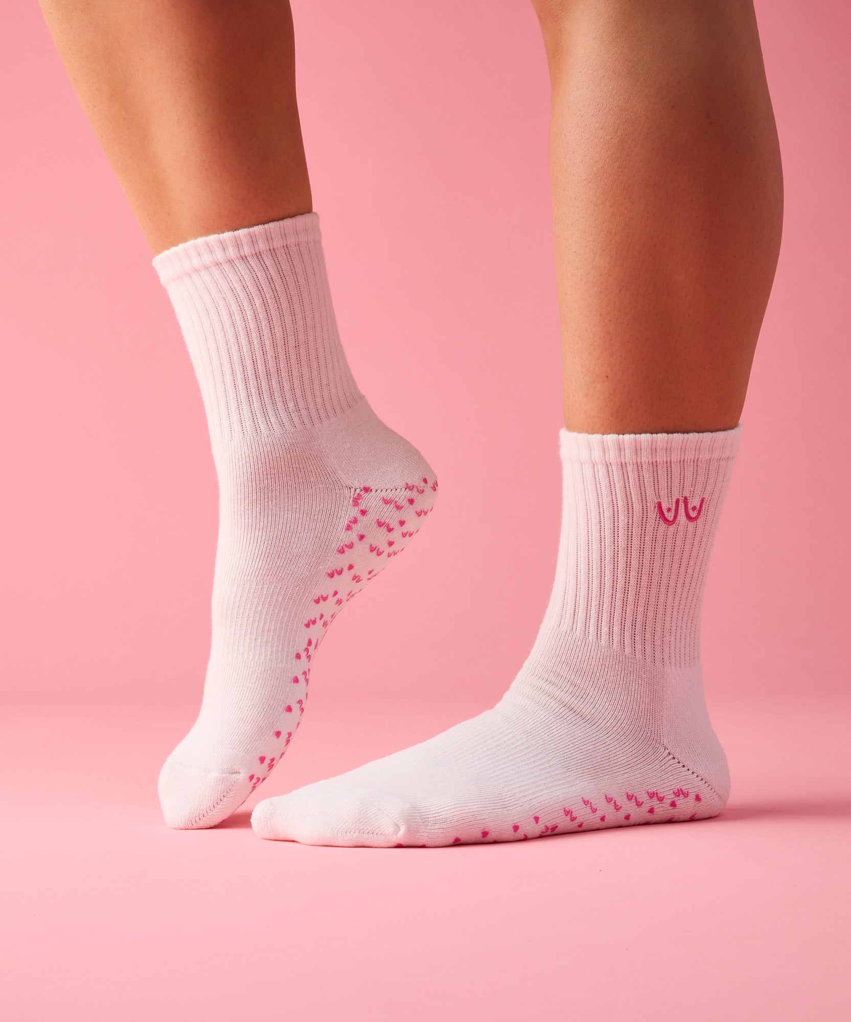 Crew Grip Socks - Power in Pairs Ivory