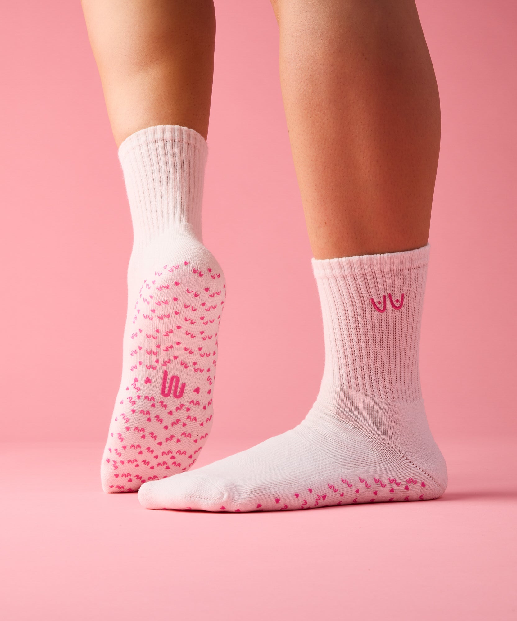 Crew Grip Socks - Power in Pairs Ivory