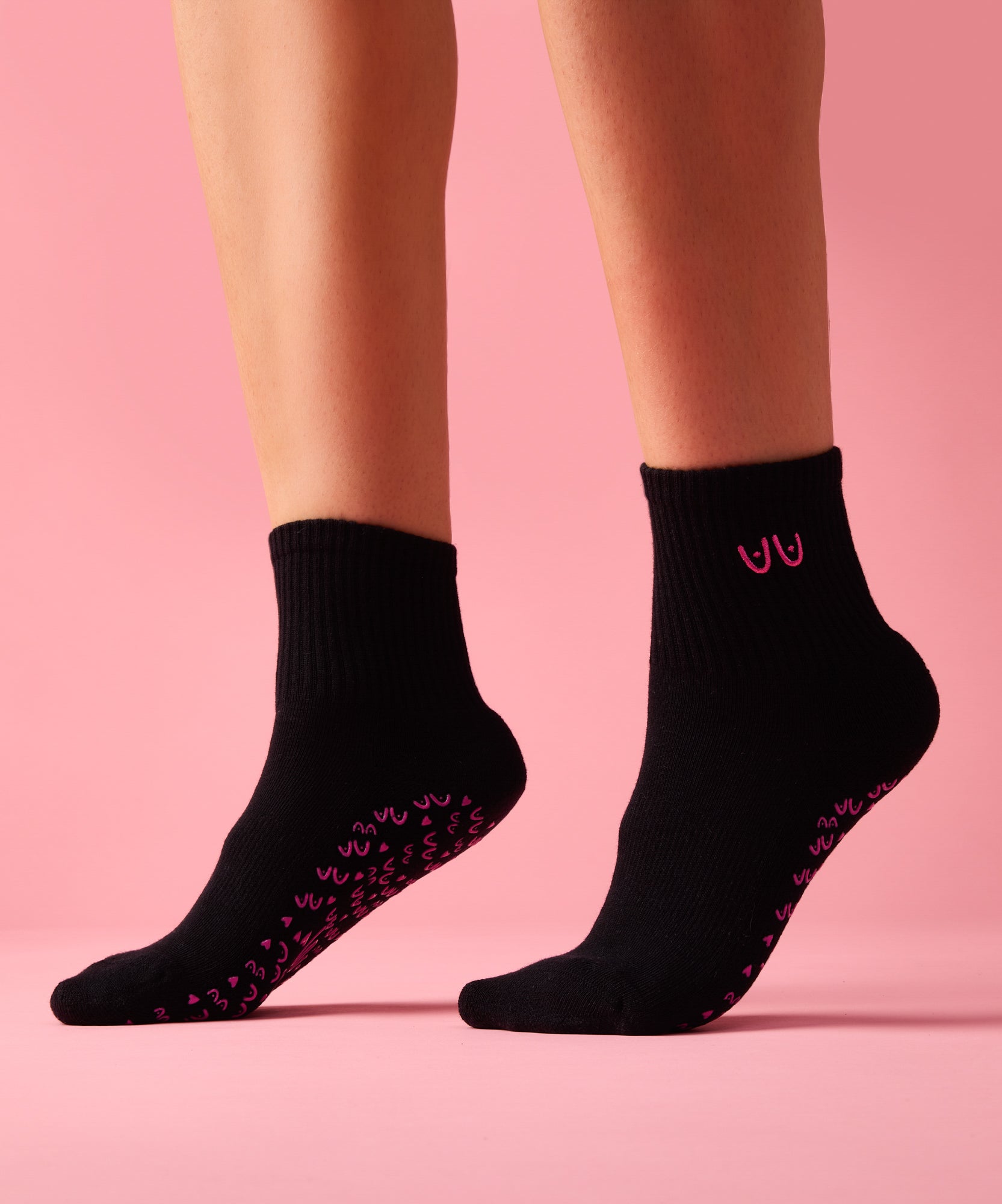 Crew Grip Socks - Power in Pairs Black
