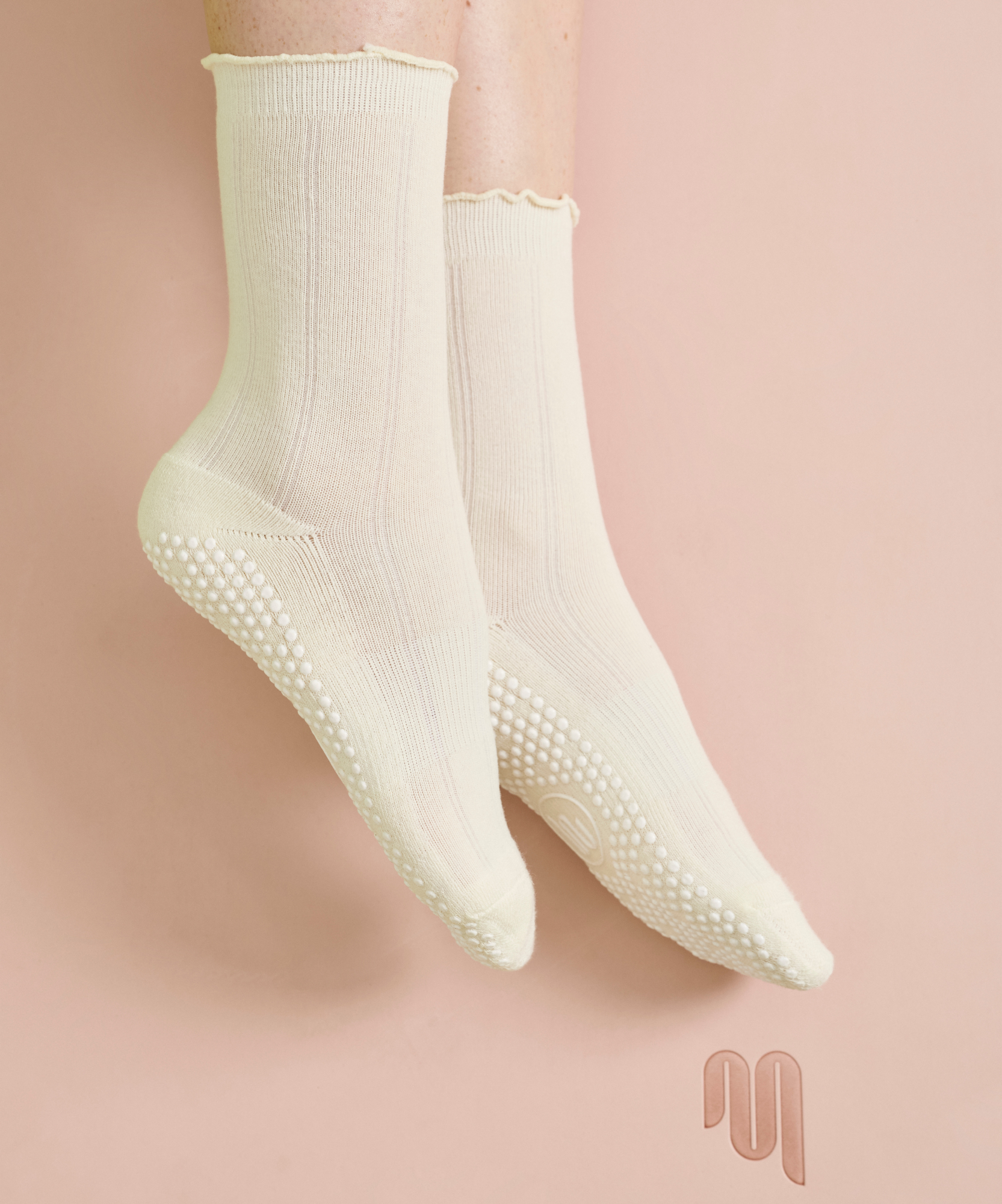 Crew Grip Socks - Buttercream Frill