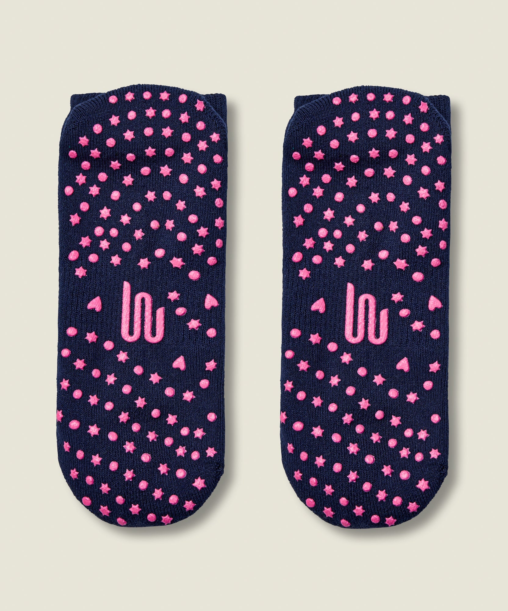 Classic Low Rise Grip Socks - Howdy Partner Ink