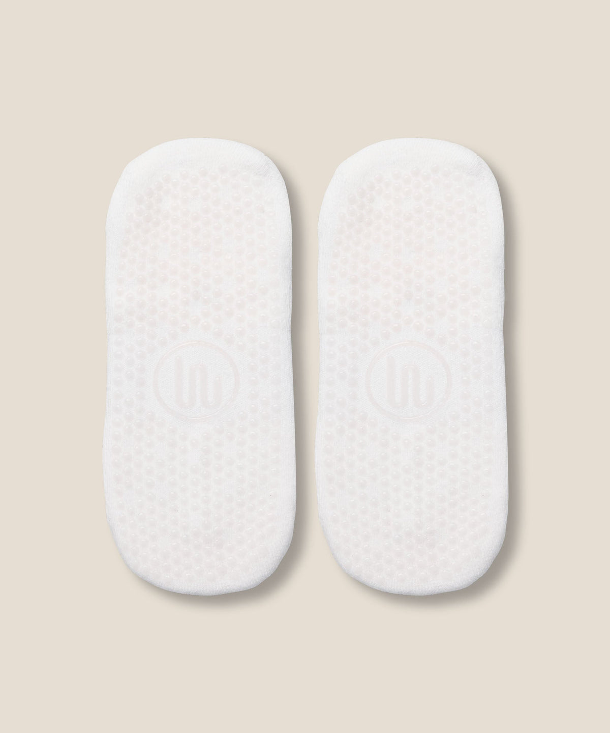 Low Rise Grip Socks - Gem Ivory