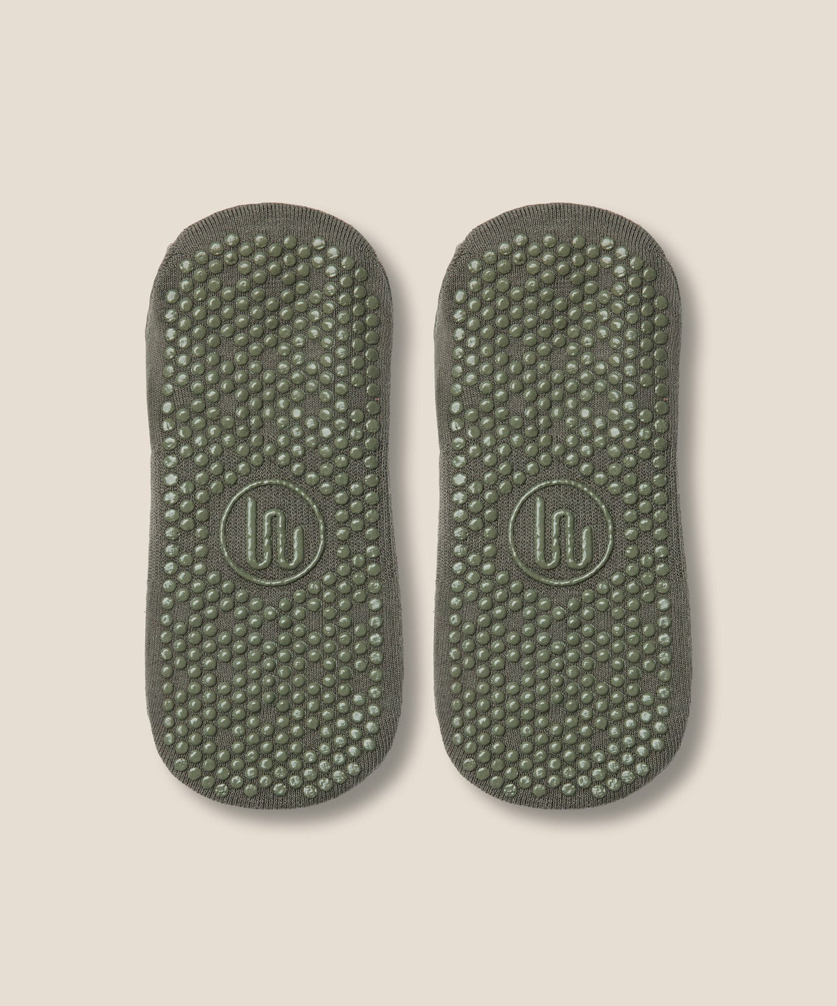 Low Rise Grip Socks - Khaki