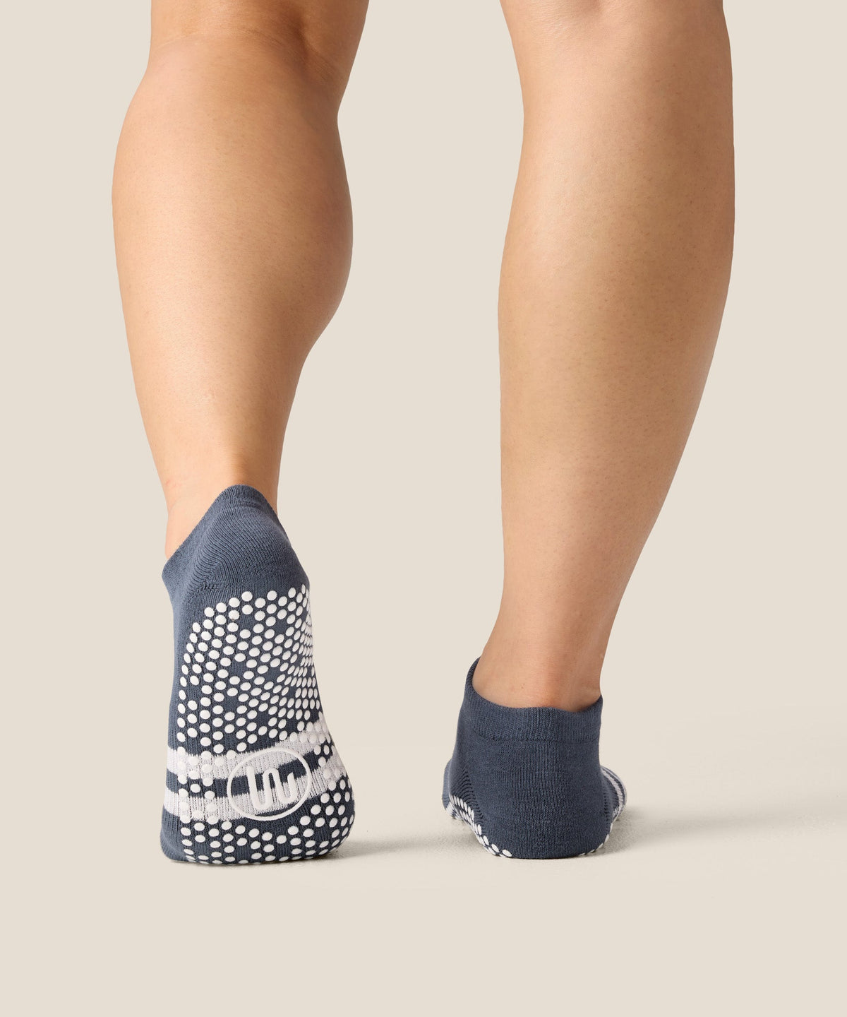 Low Rise Grip Socks - French Navy