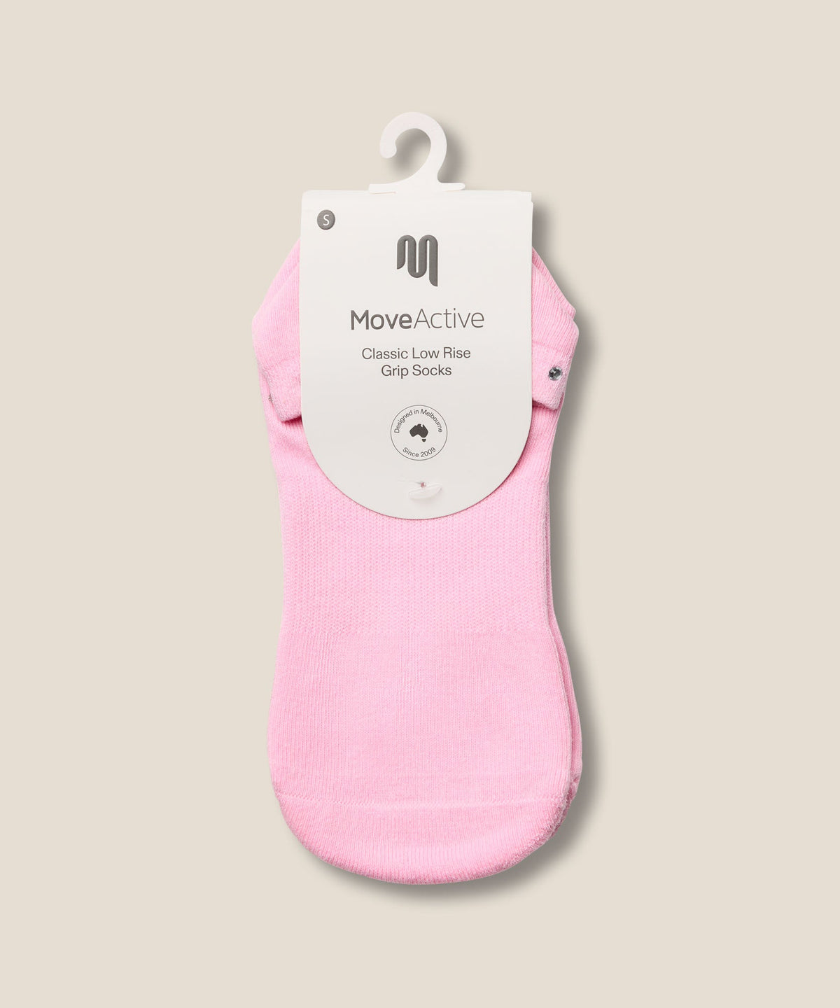 Low Rise Grip Socks - Gem Pink