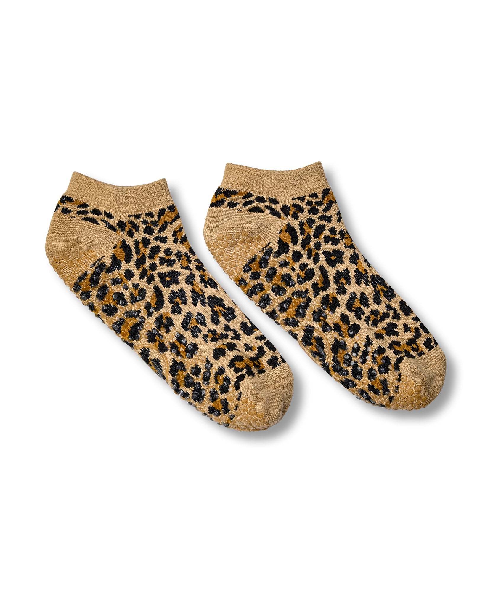 Classic Low Rise Grip Socks - Safari Spots