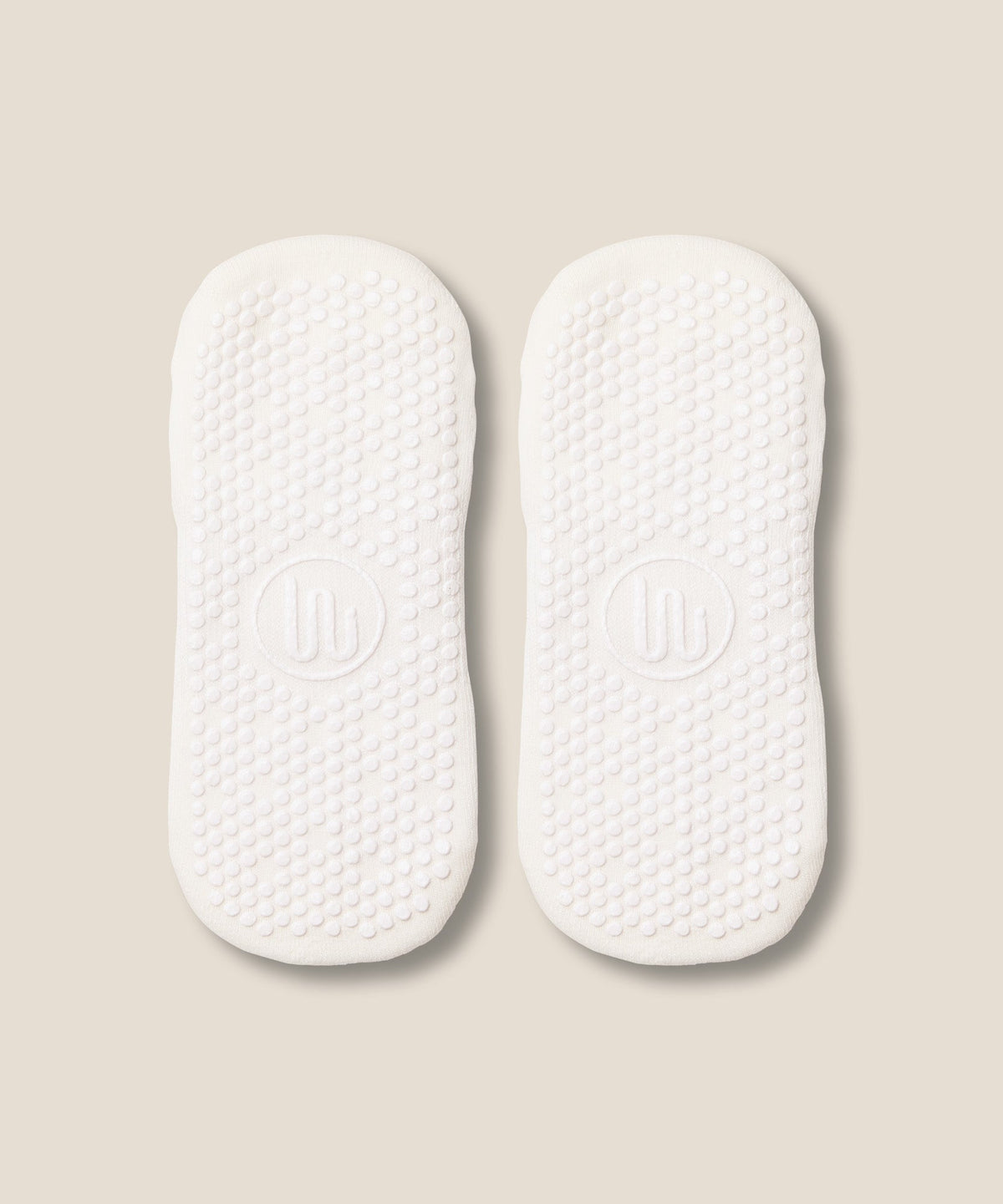Low Rise Grip Socks - Ivory