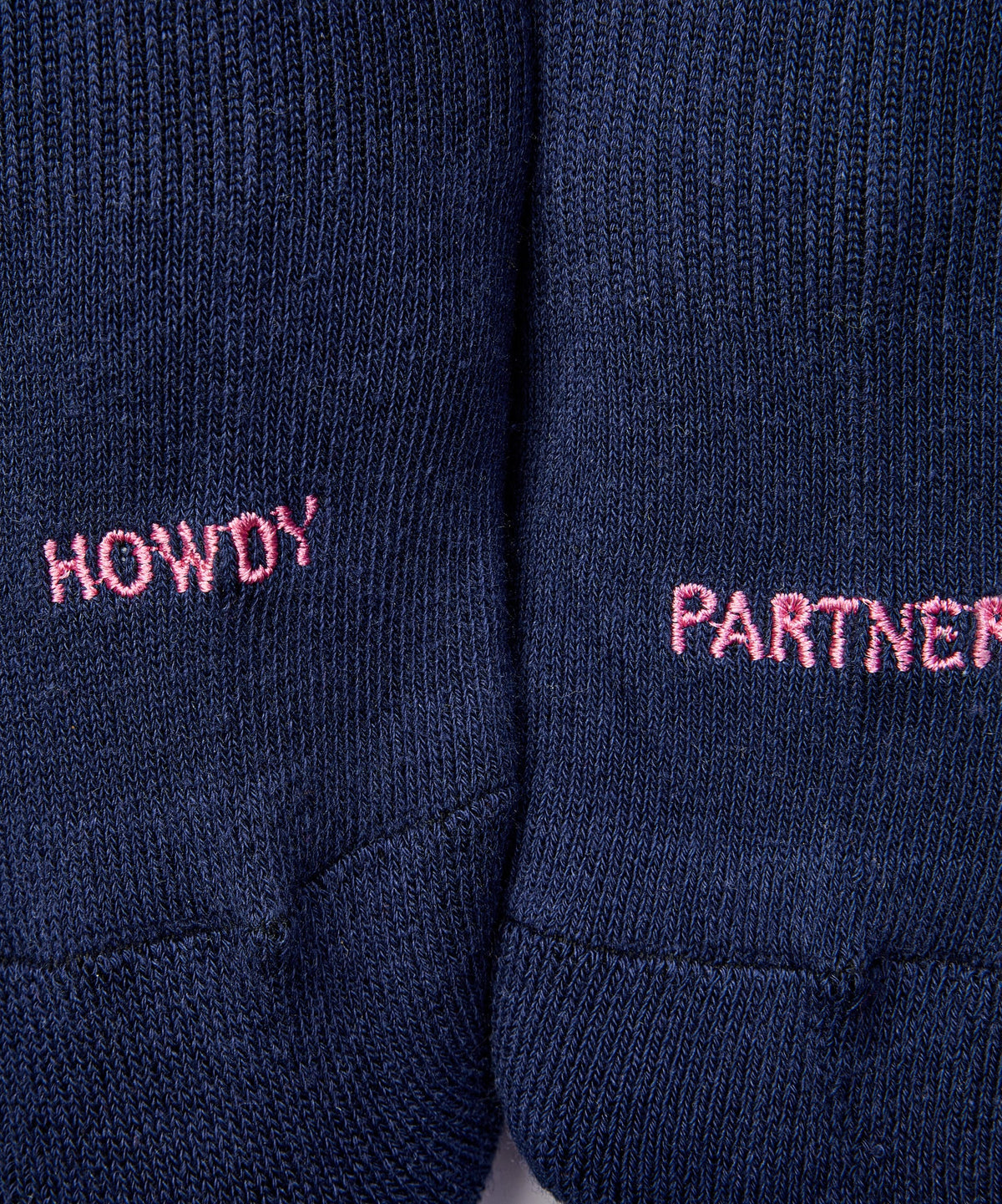 Low Rise Grip Socks - Howdy Partner Ink