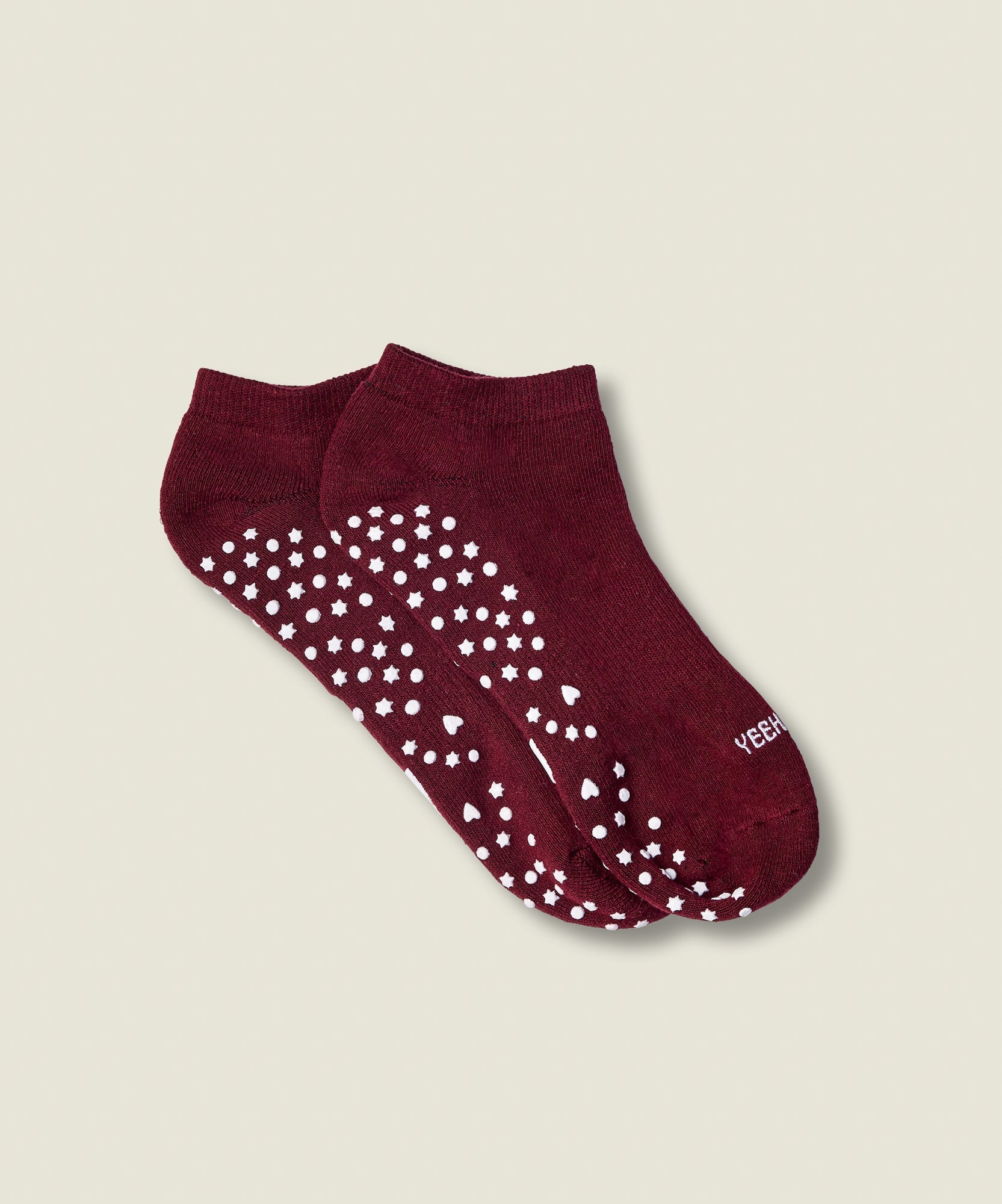 Classic Low Rise Grip Socks - Yeehaw Mulberry