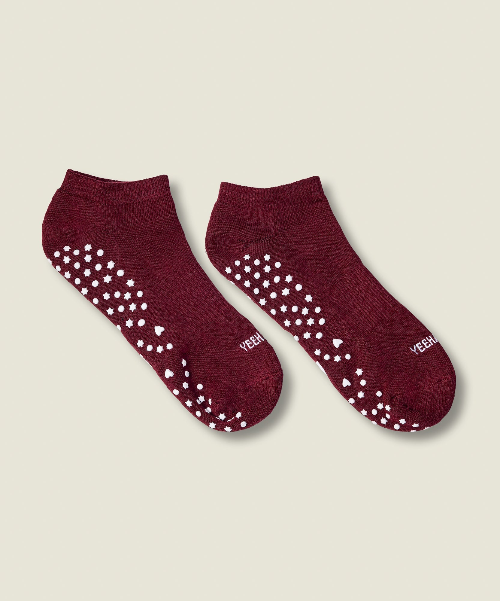 Low Rise Grip Socks - Yeehaw Mulberry