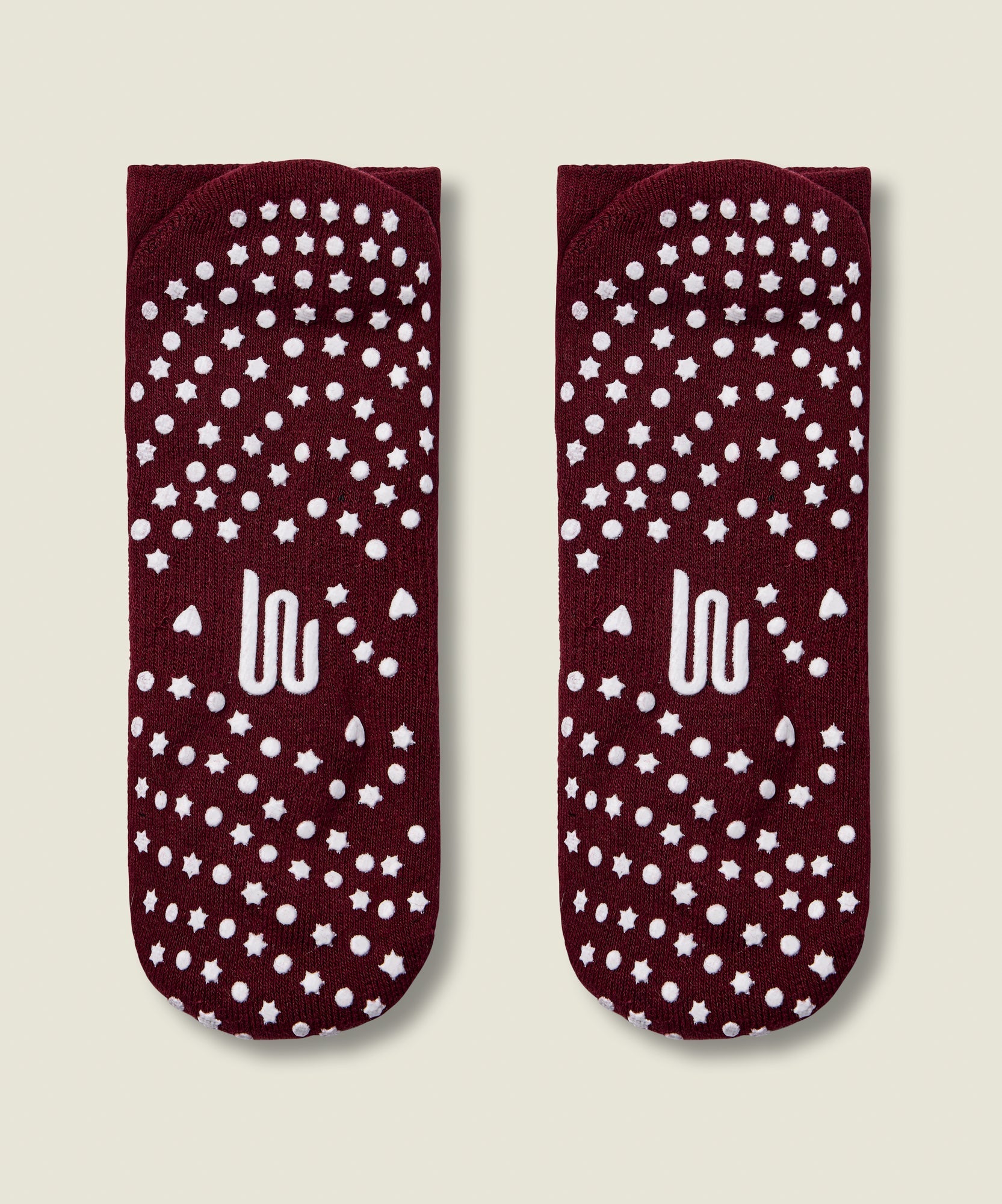 Classic Low Rise Grip Socks - Yeehaw Mulberry