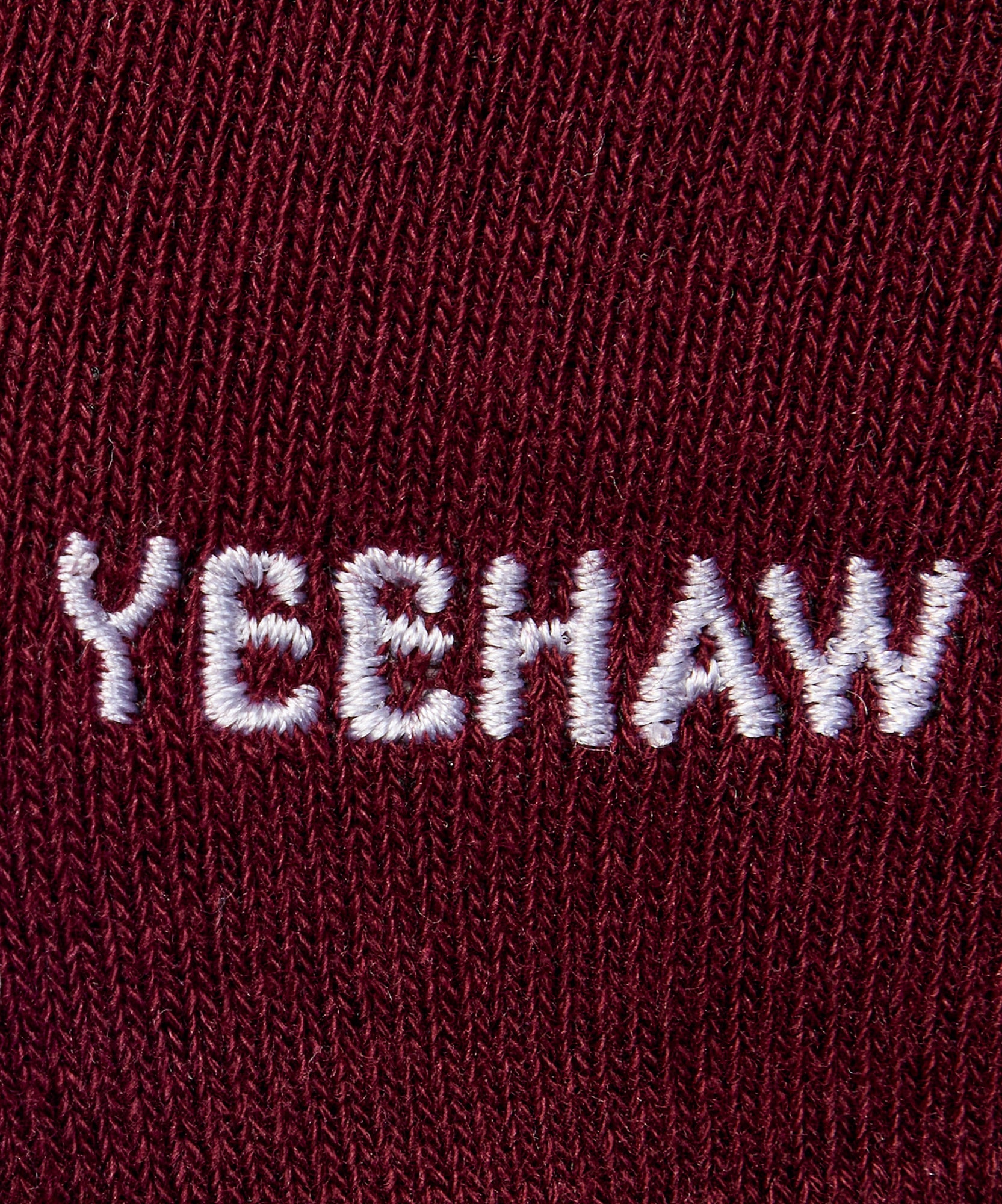 Classic Low Rise Grip Socks - Yeehaw Mulberry