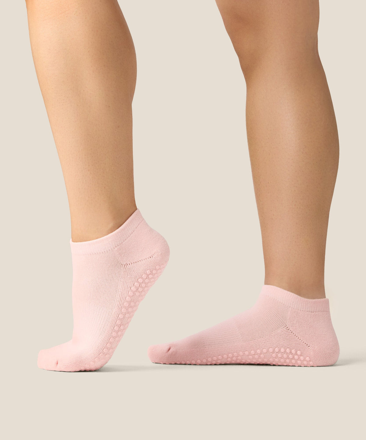 Low Rise Grip Socks - Sweet Pink