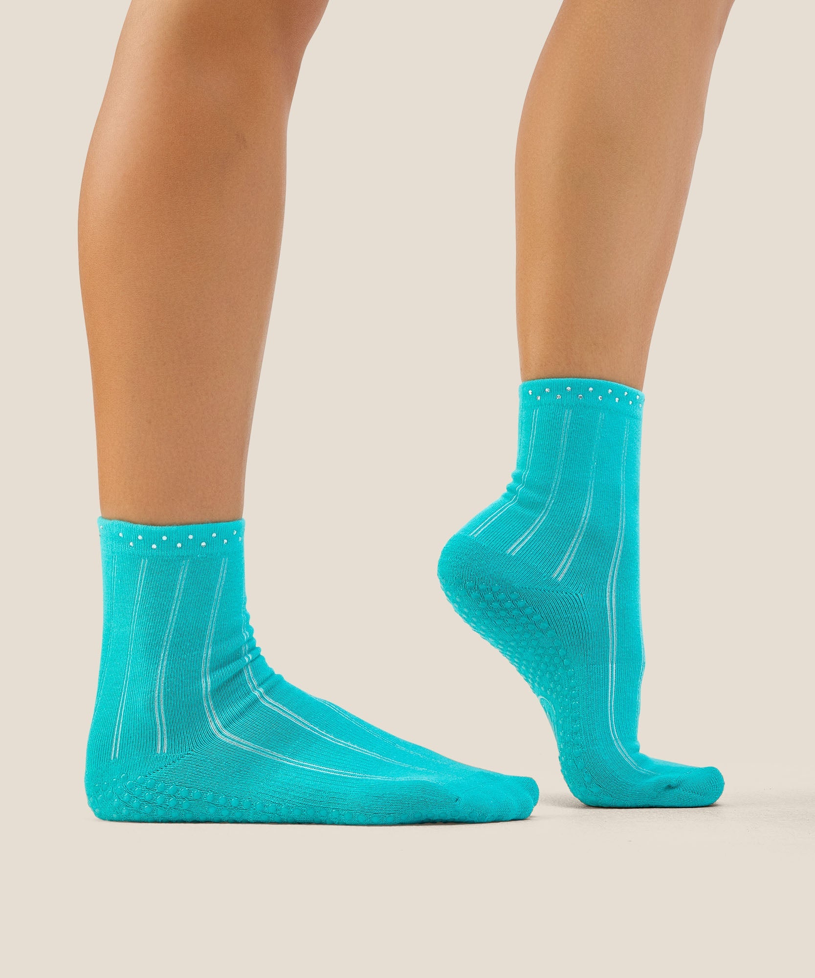 Crew Grip Socks - Gem Aqua