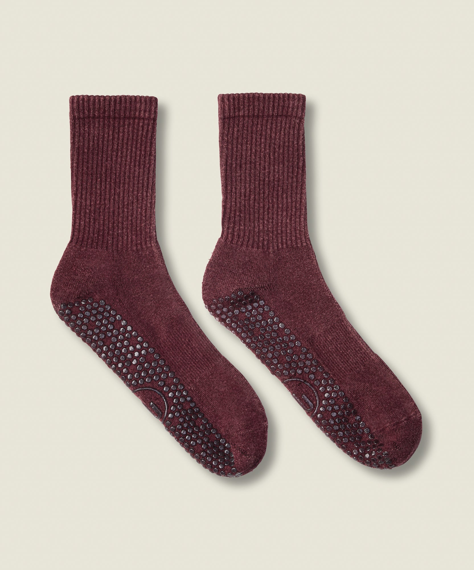 Crew Grip Socks - Dusty Mulberry