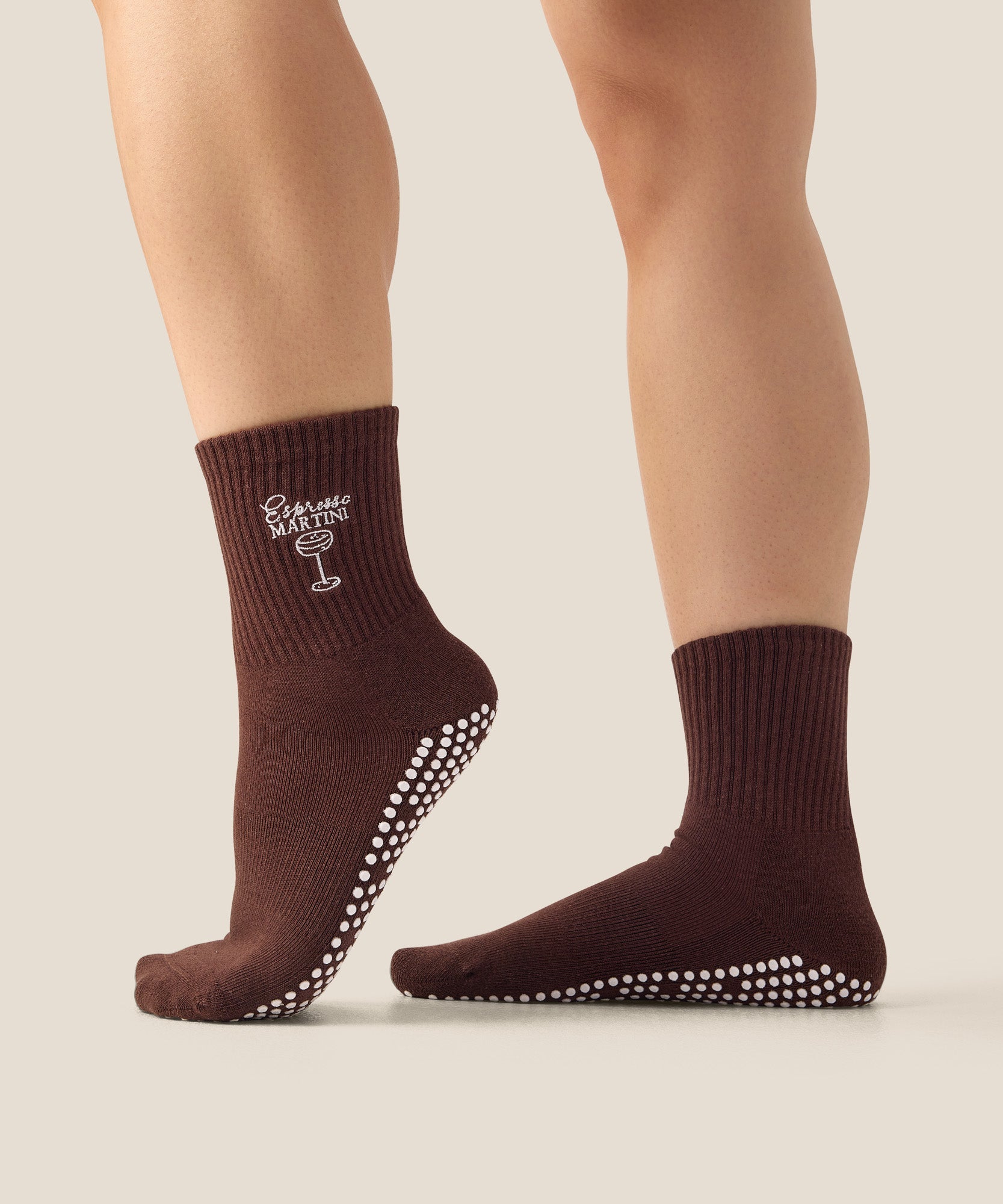 Crew Grip Socks - Espresso Martini