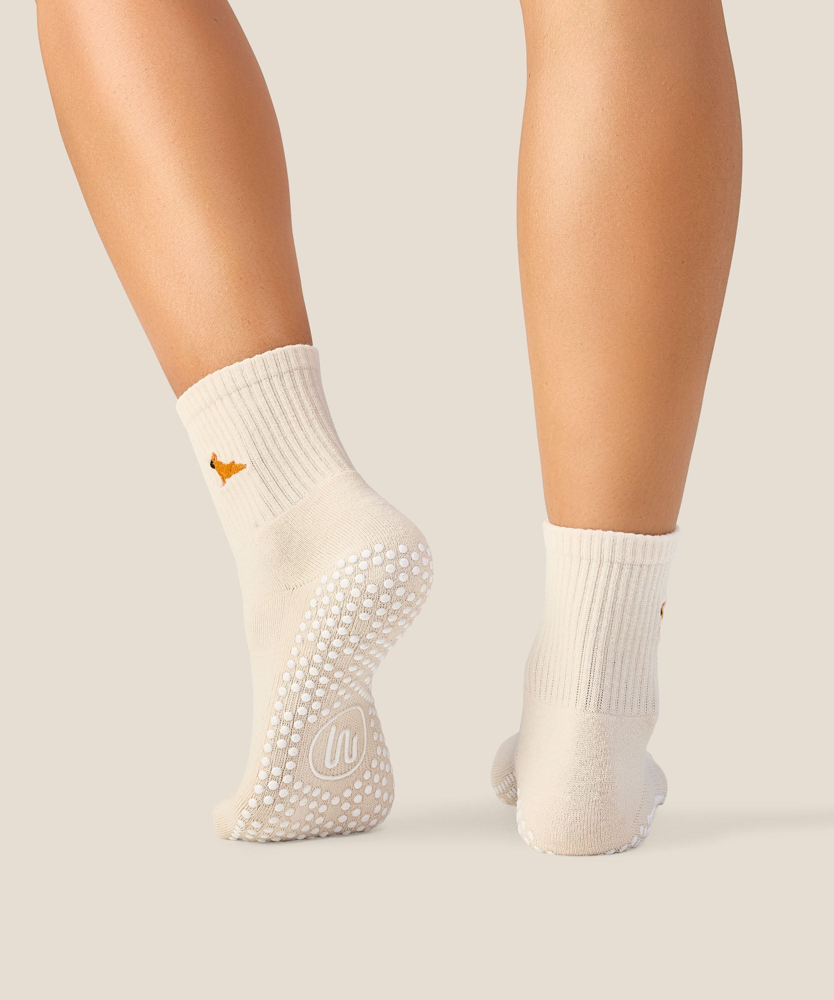 Crew Grip Socks - Pug Oat