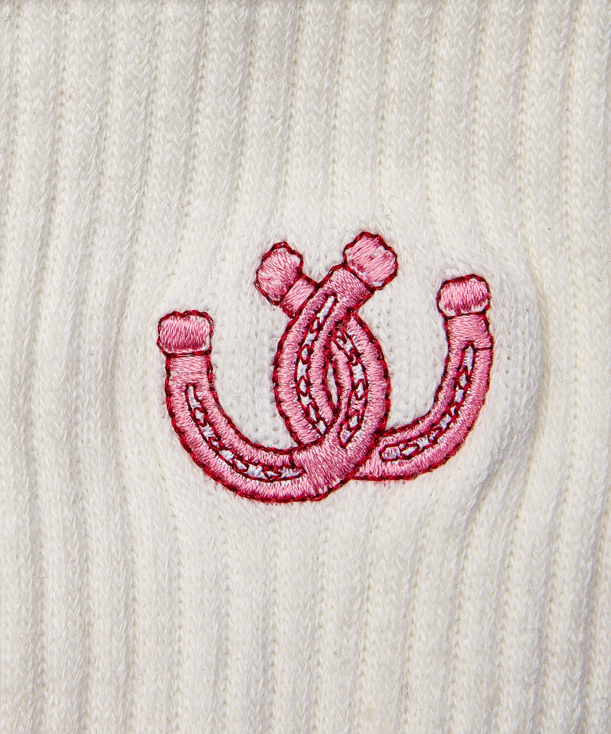 Crew Grip Socks - Lucky Horseshoe Ivory
