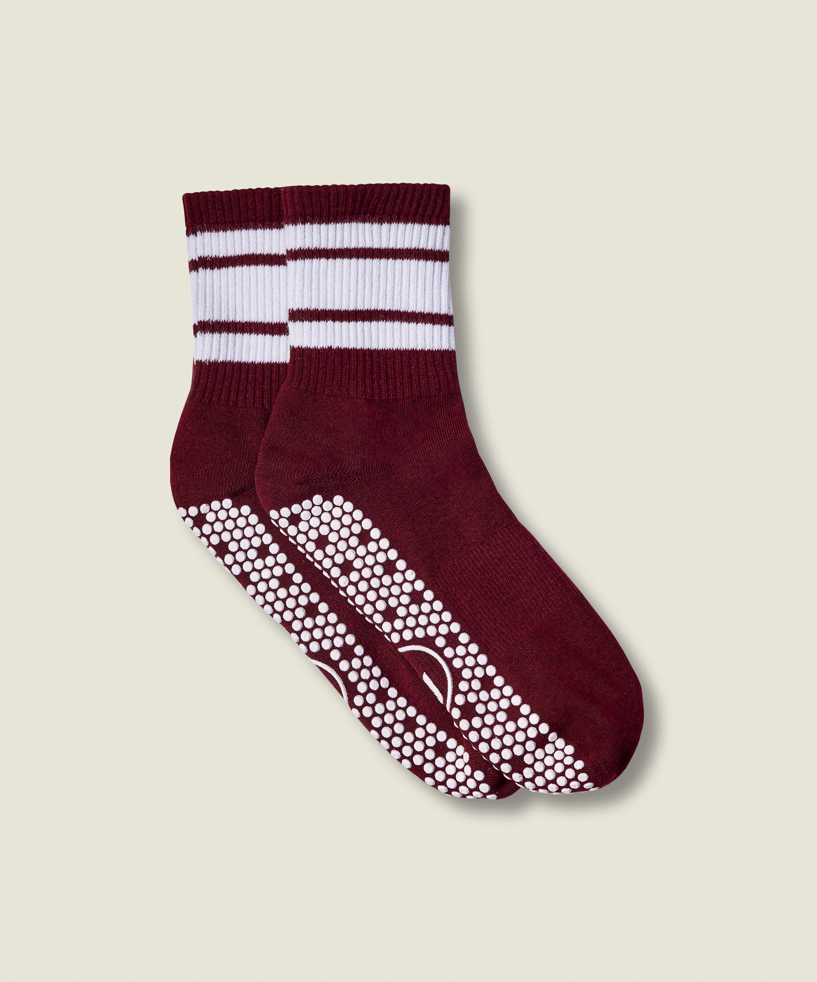 Crew Grip Socks - Mulberry Stripe