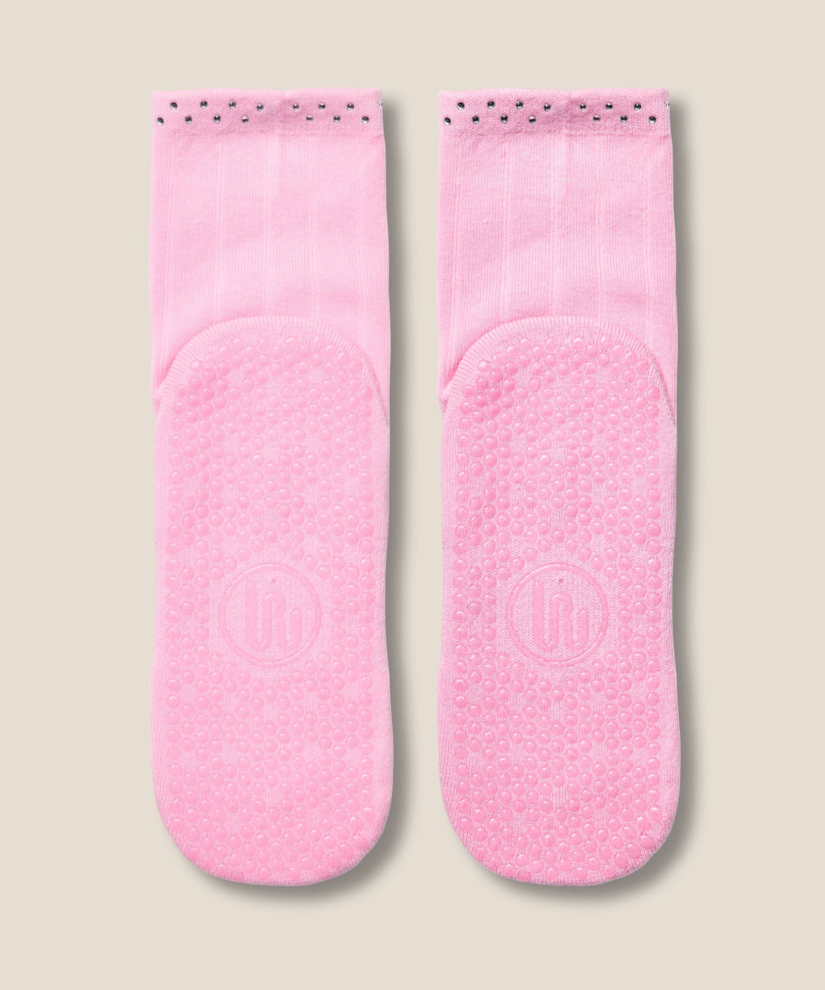 Crew Grip Socks - Gem Pink