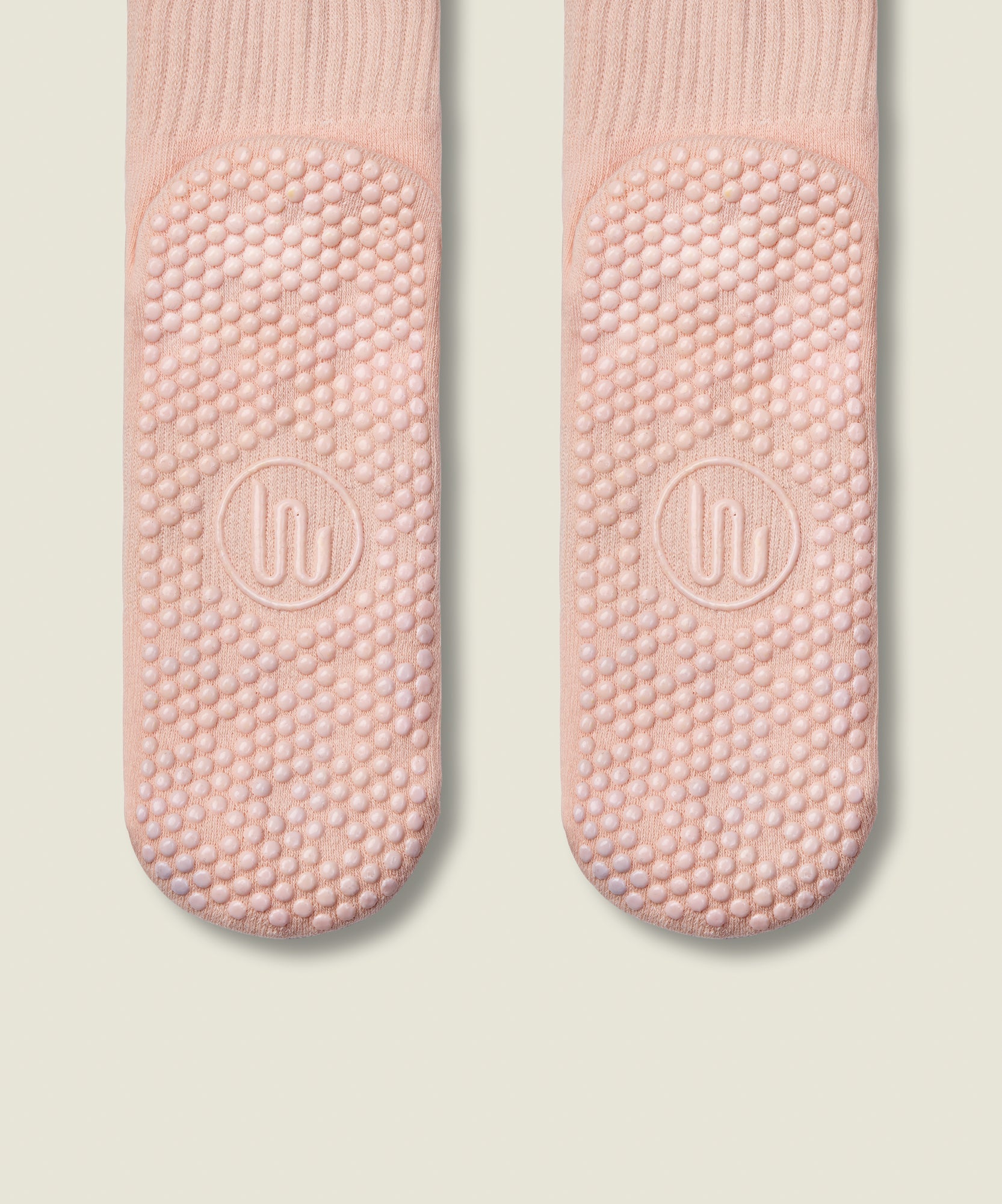 Crew Grip Socks - Soft Pink