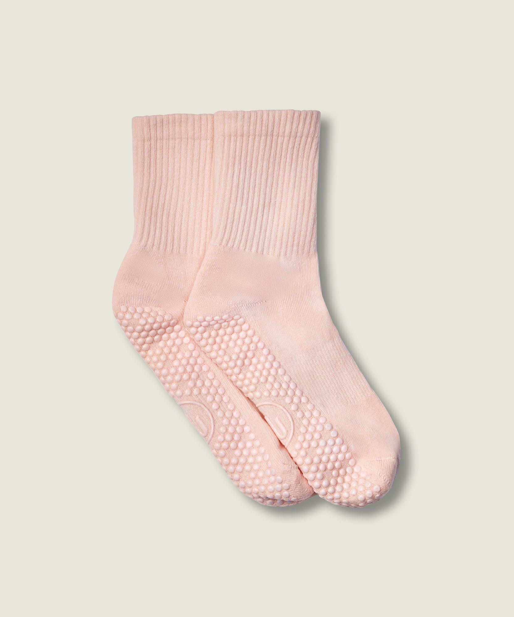 Crew Grip Socks - Soft Pink