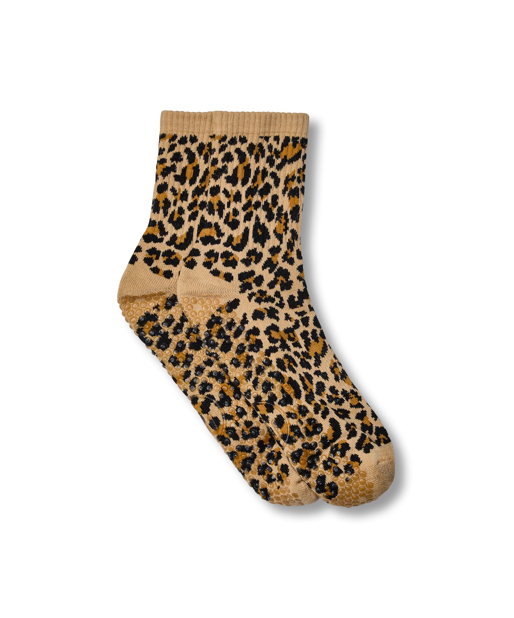 Crew Non Slip Grip Socks - Safari Spots