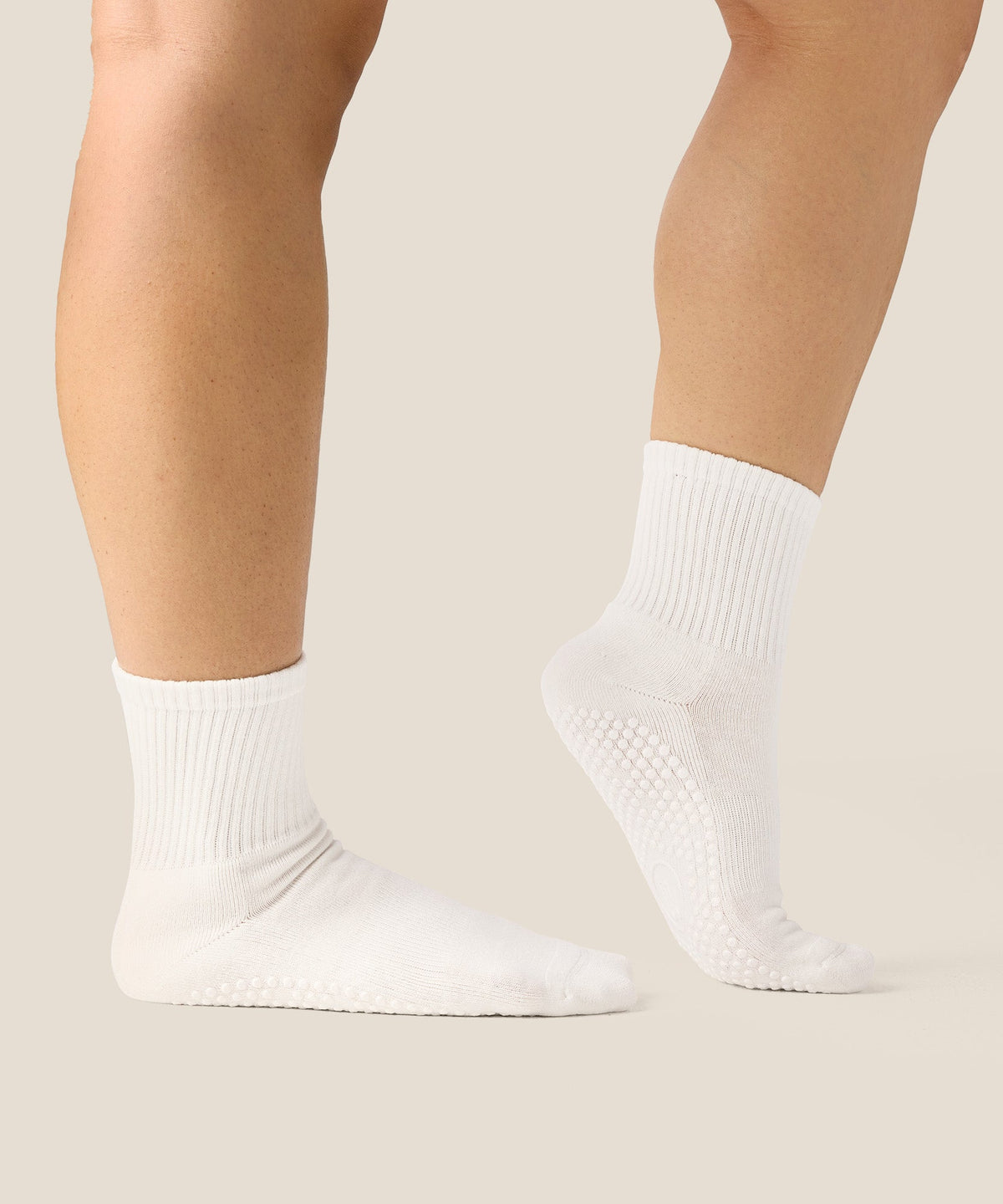 Crew Grip Socks - Ivory