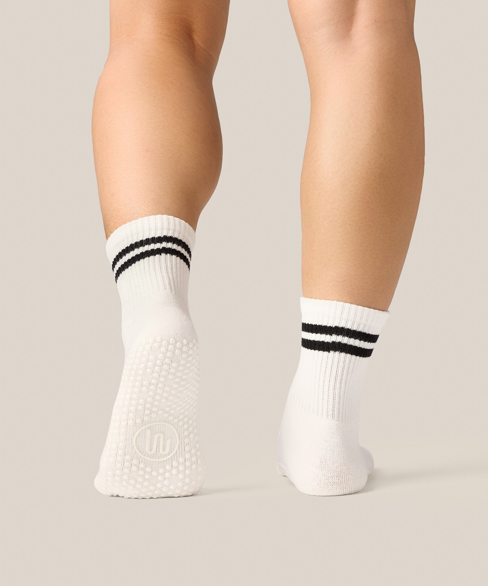 Crew Grip Socks - Sporty Stripe Ivory