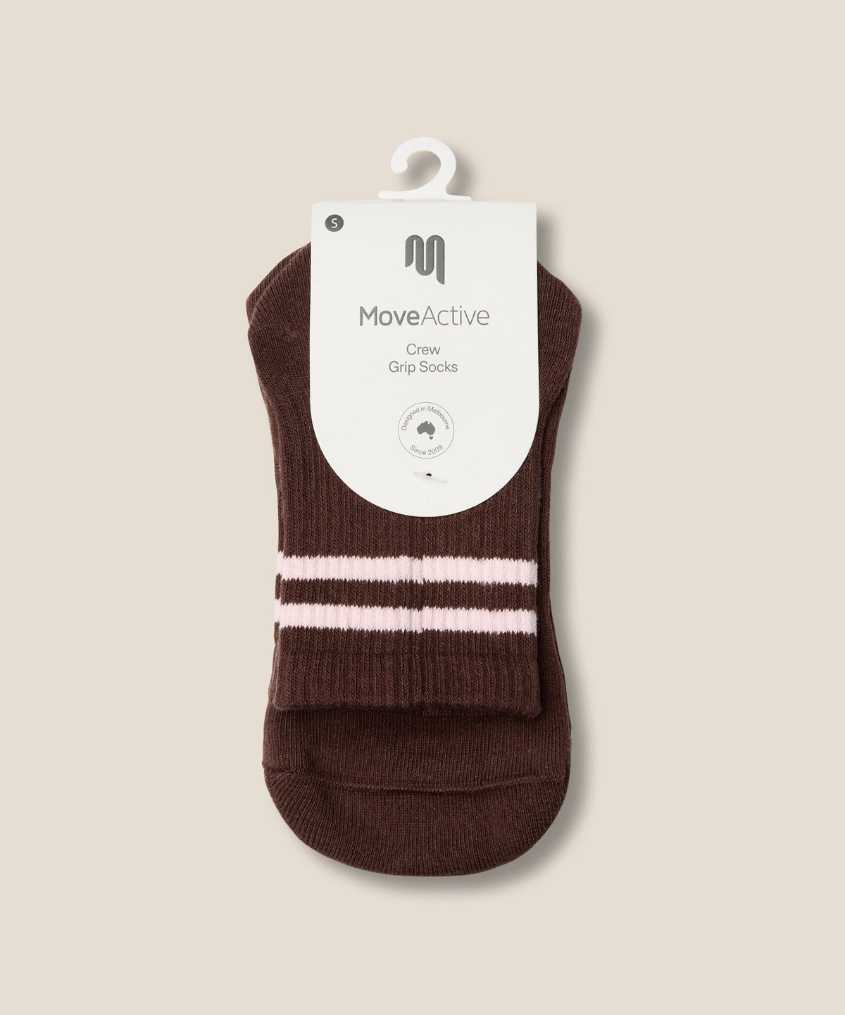 Crew Grip Socks - Sporty Stripe Espresso