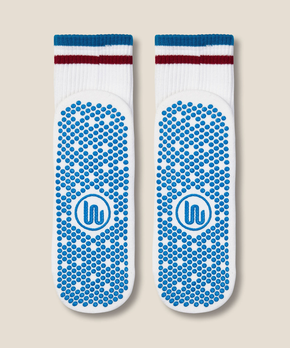 Crew Grip Socks - Track Ivory
