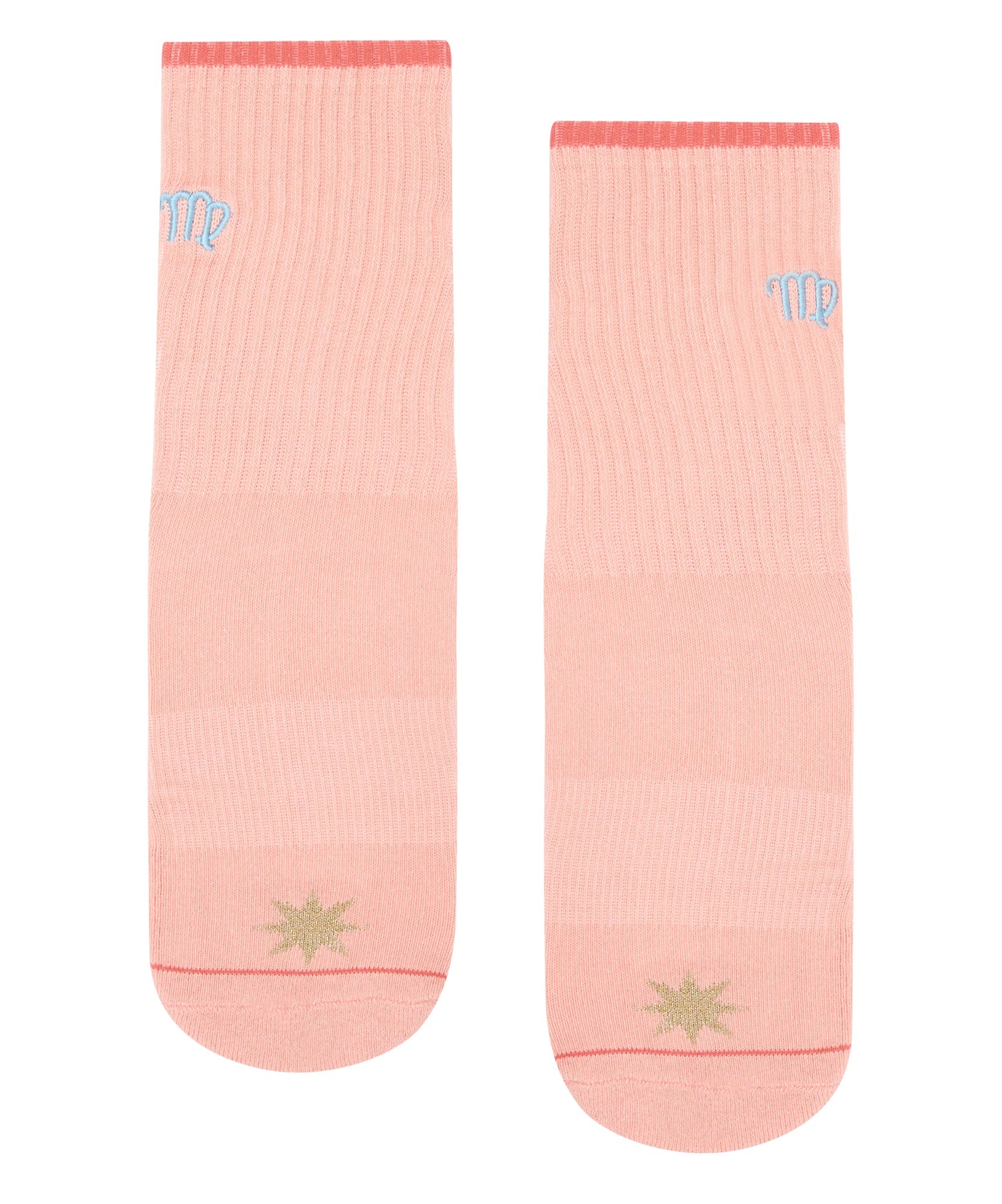 Crew Non Slip Grip Socks - Virgo.