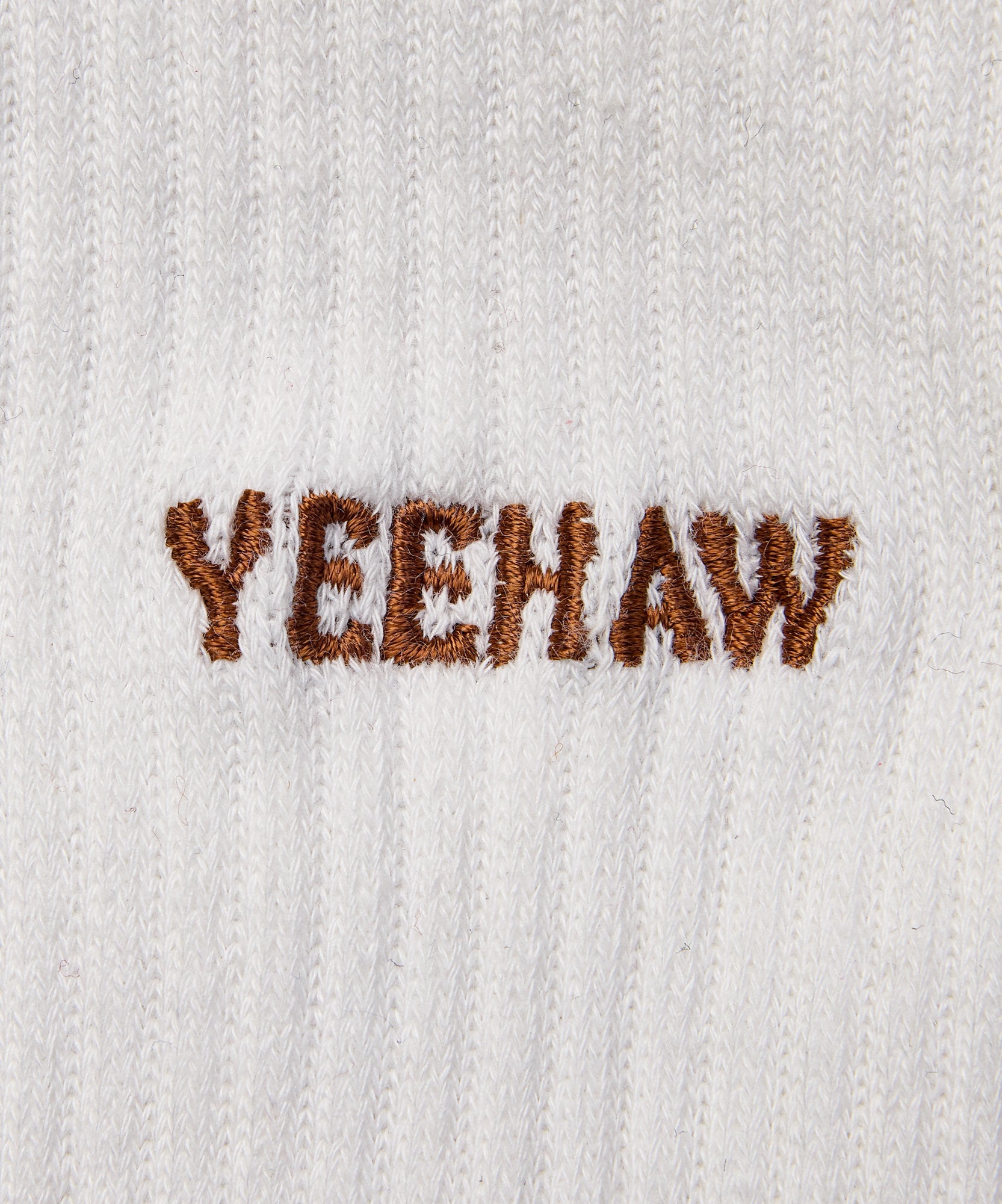 Crew Grip Socks - Yeehaw Ivory