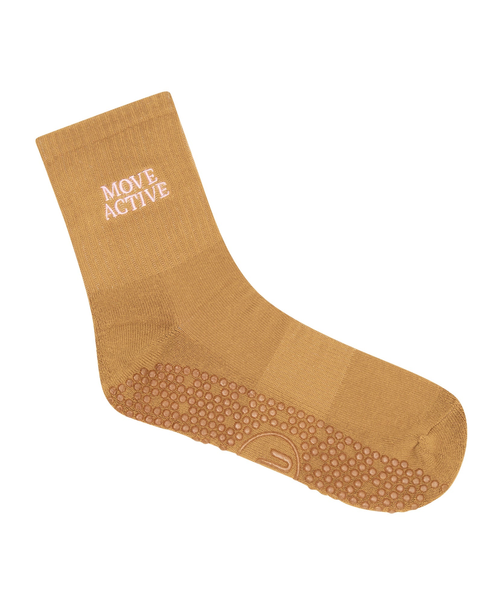Crew Grip Socks - Signature Camel