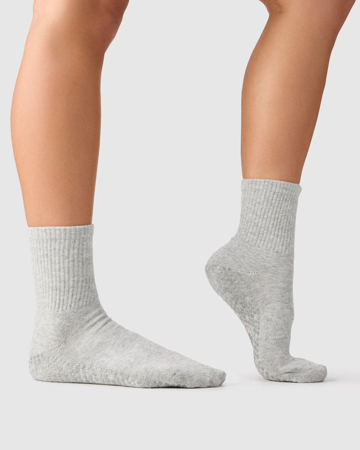 Crew Grip Socks - Grey Marle