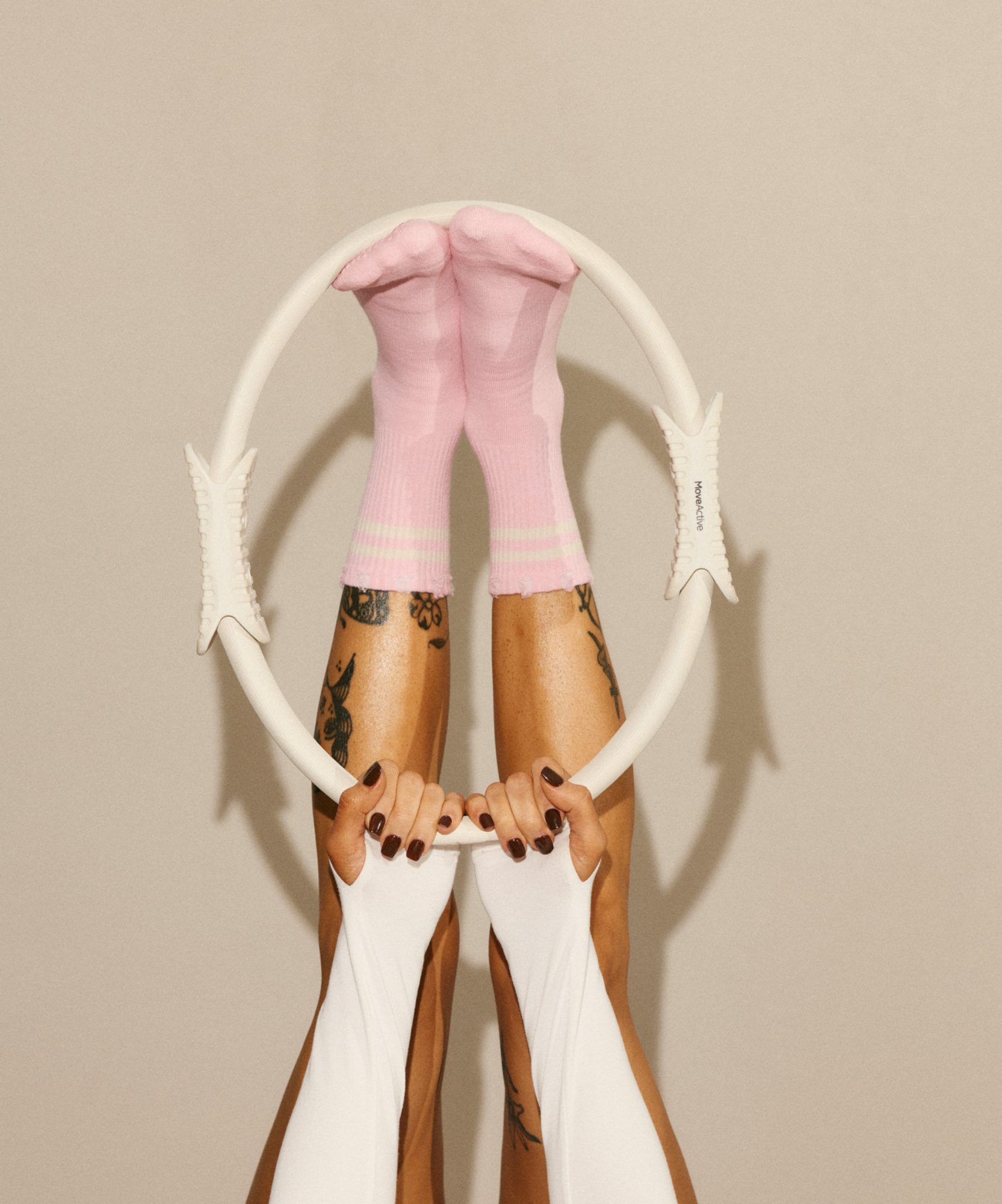 Crew Grip Socks - Edgy Cool Pink