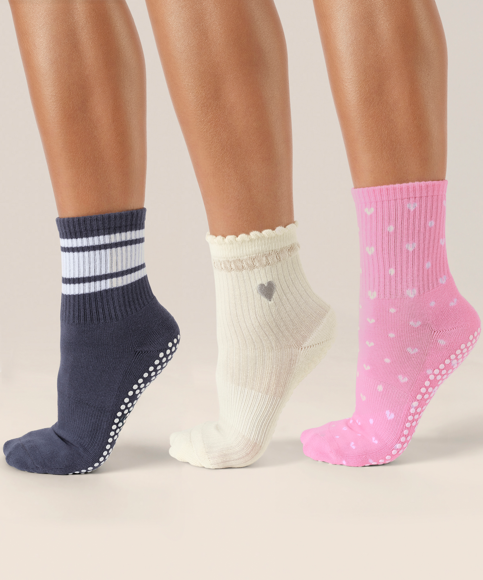 3 Pack Grip Sock Set - CoolDown
