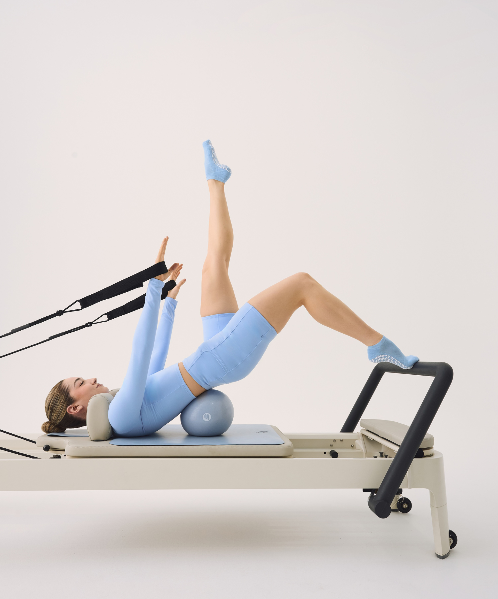 Low Rise Grip Socks - Powder Blue