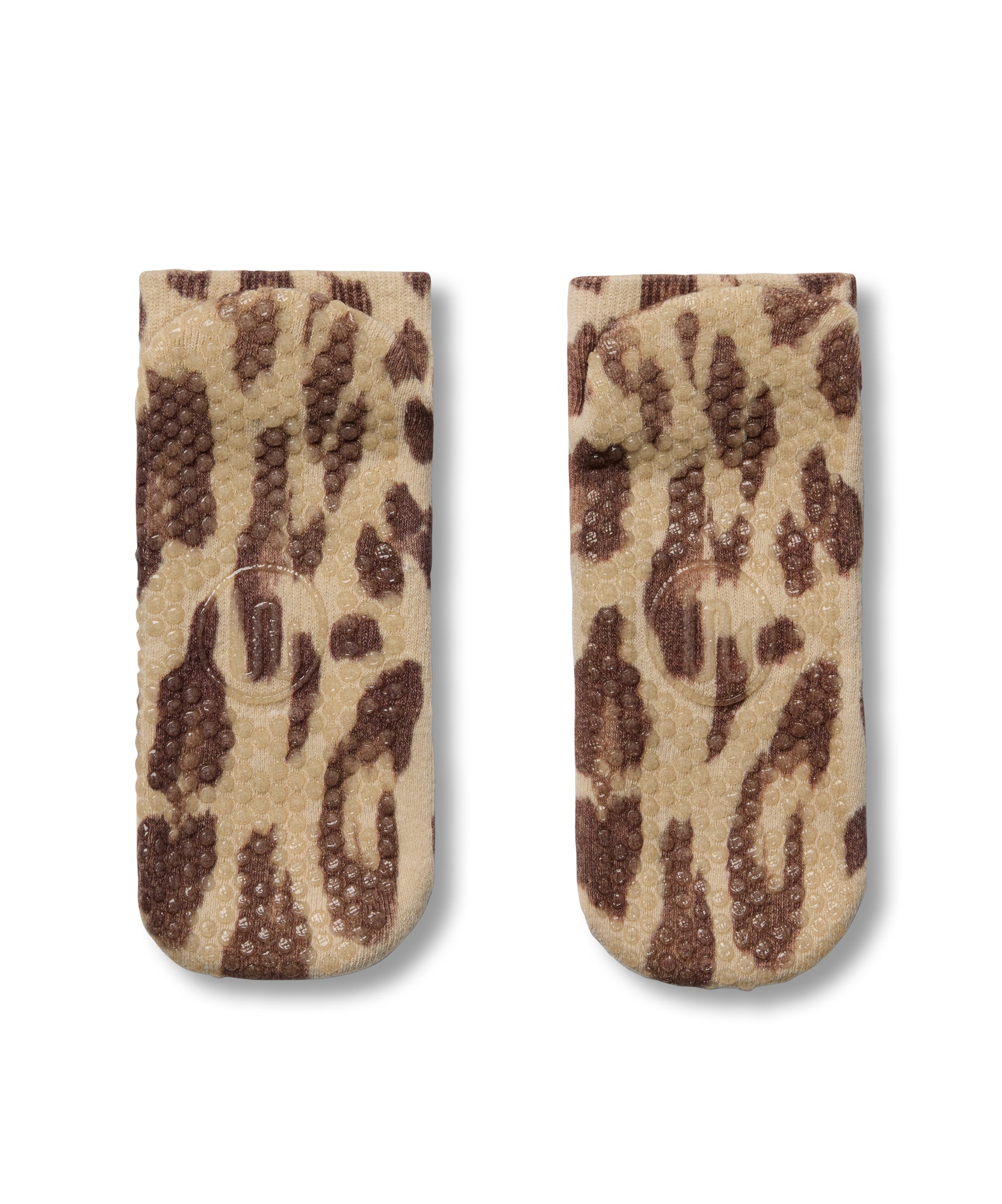 Classic Low Rise Grip Socks - Leopard