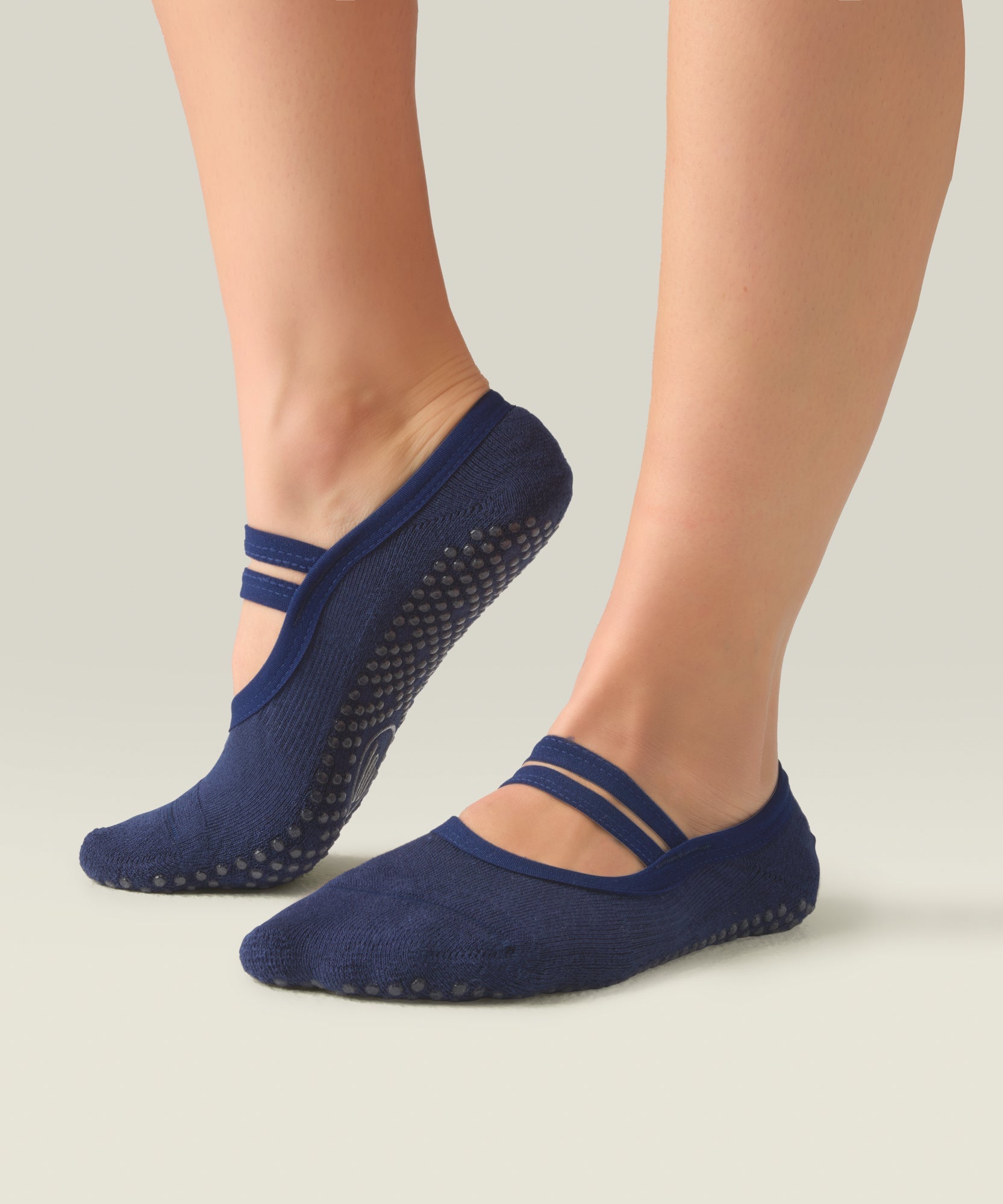 Ballet Non Slip Grip Socks - Ink