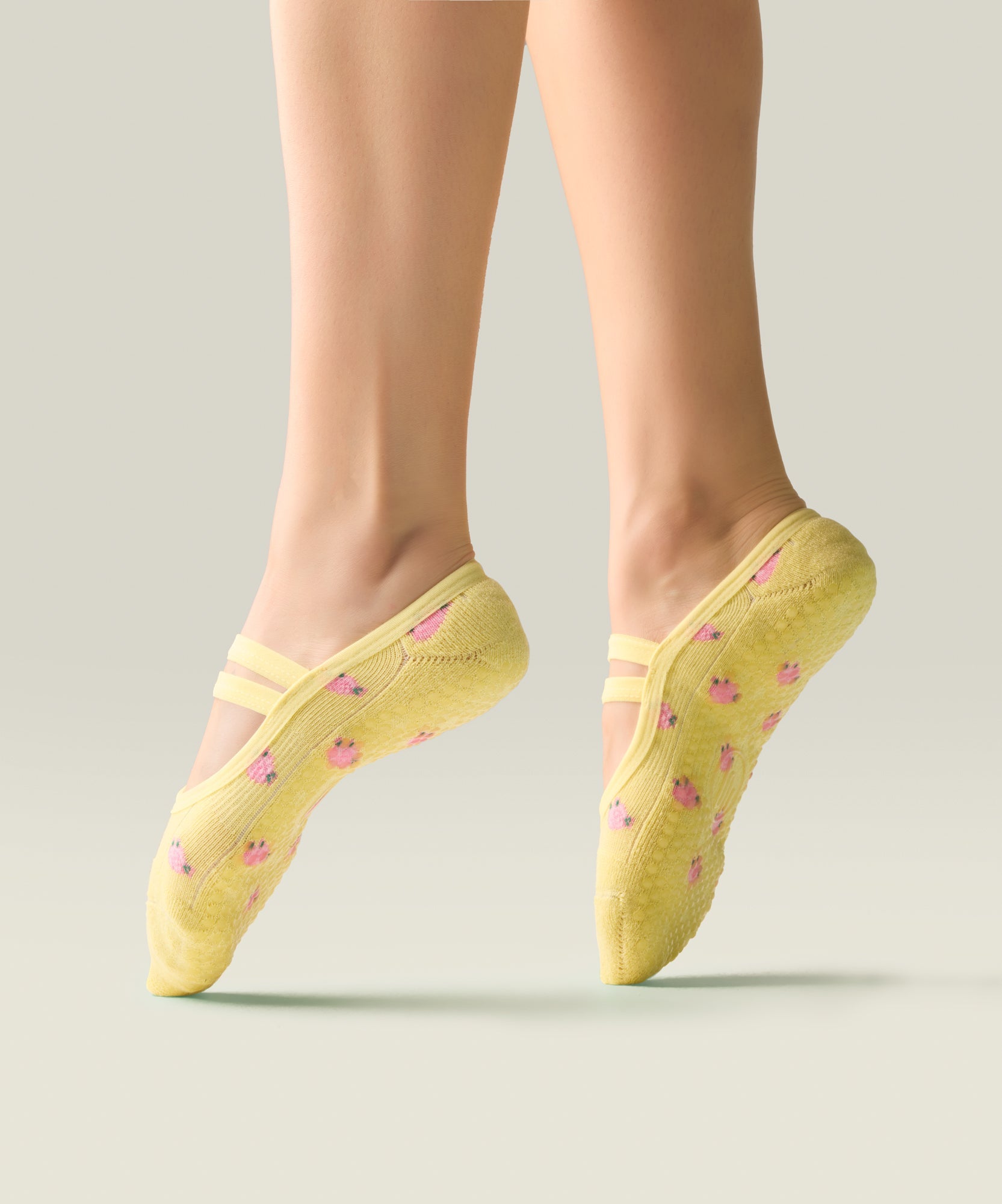 Ballet Grip Socks - Wild Rose Maize