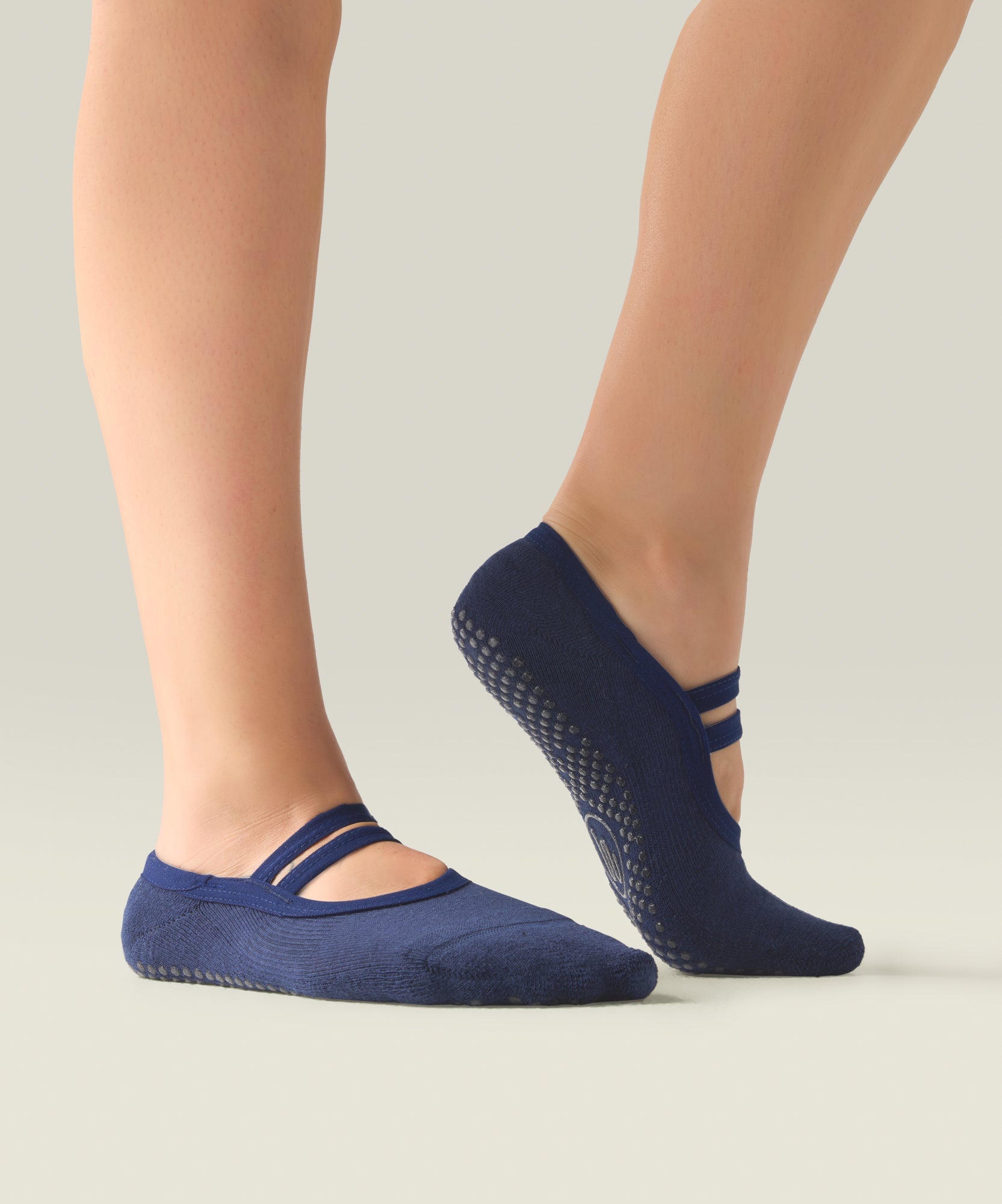 Ballet Non Slip Grip Socks - Ink