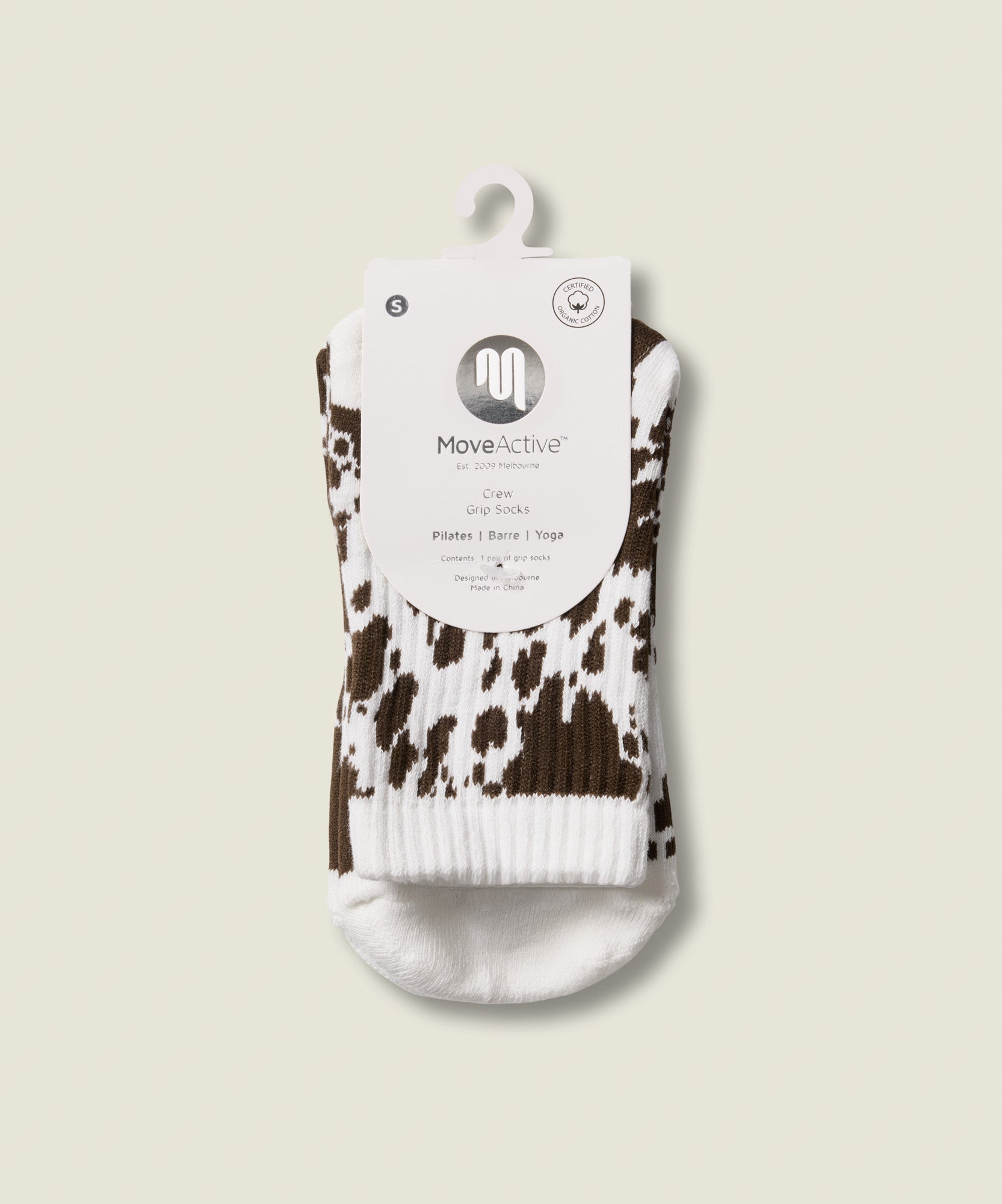 Crew Non Slip Grip Socks - Dolly Spots