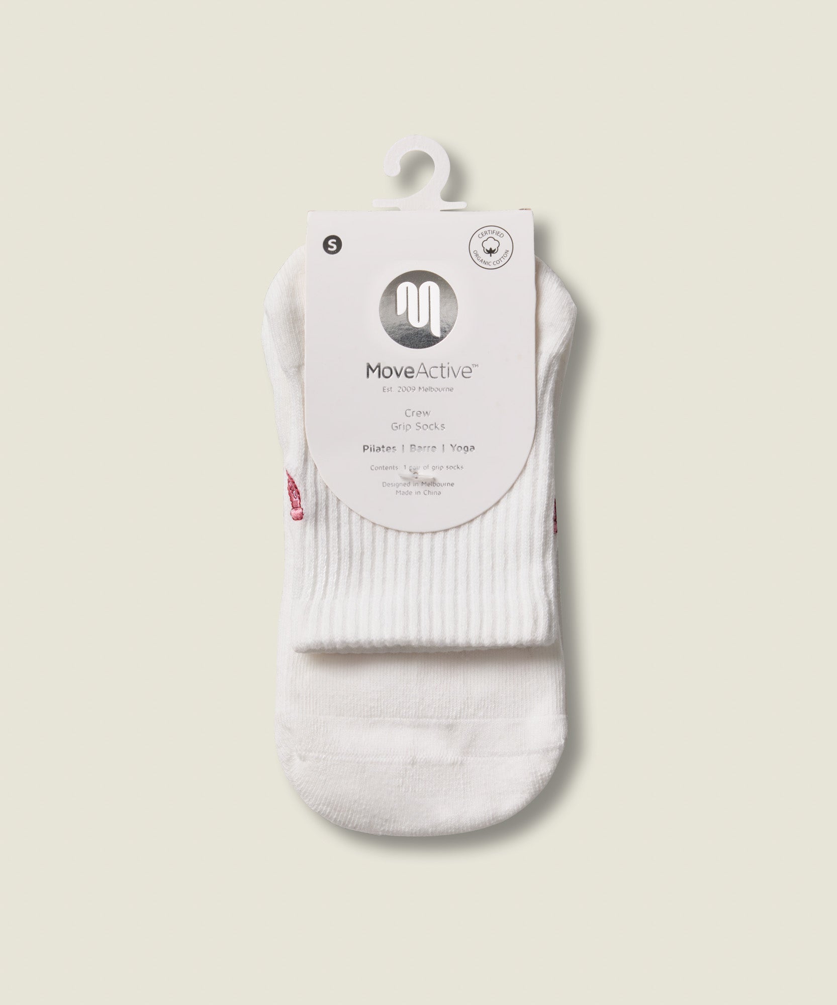 Crew Grip Socks - Lucky Horseshoe Ivory