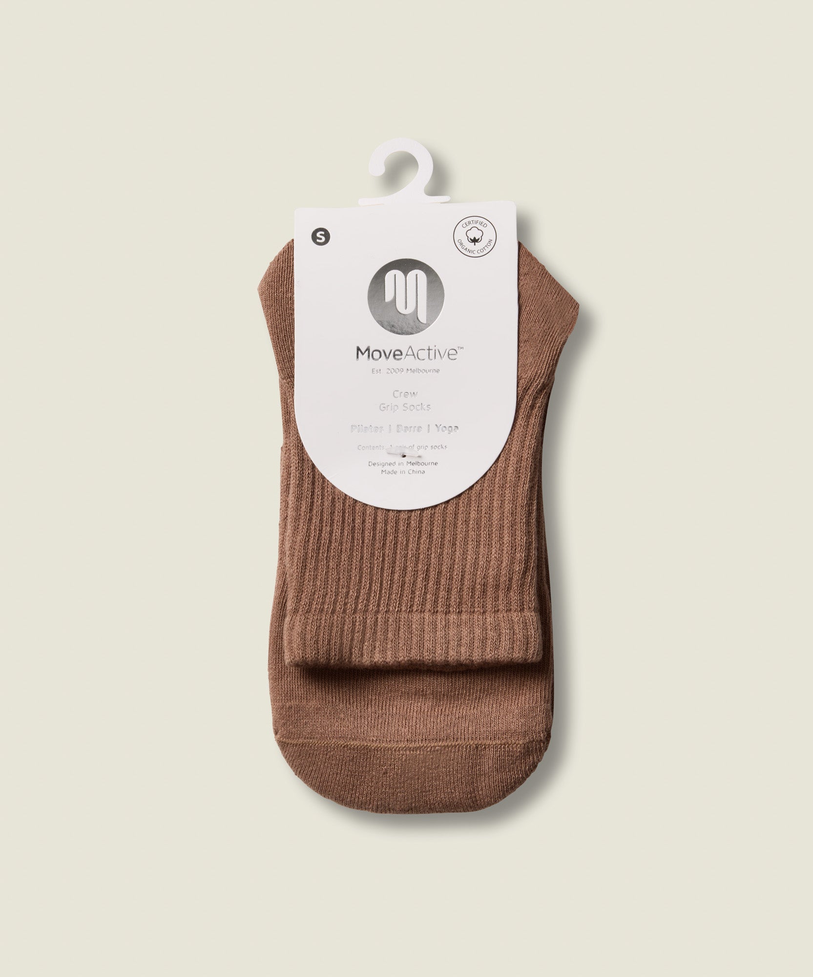 Crew Grip Socks - Lasoo Heart Tan