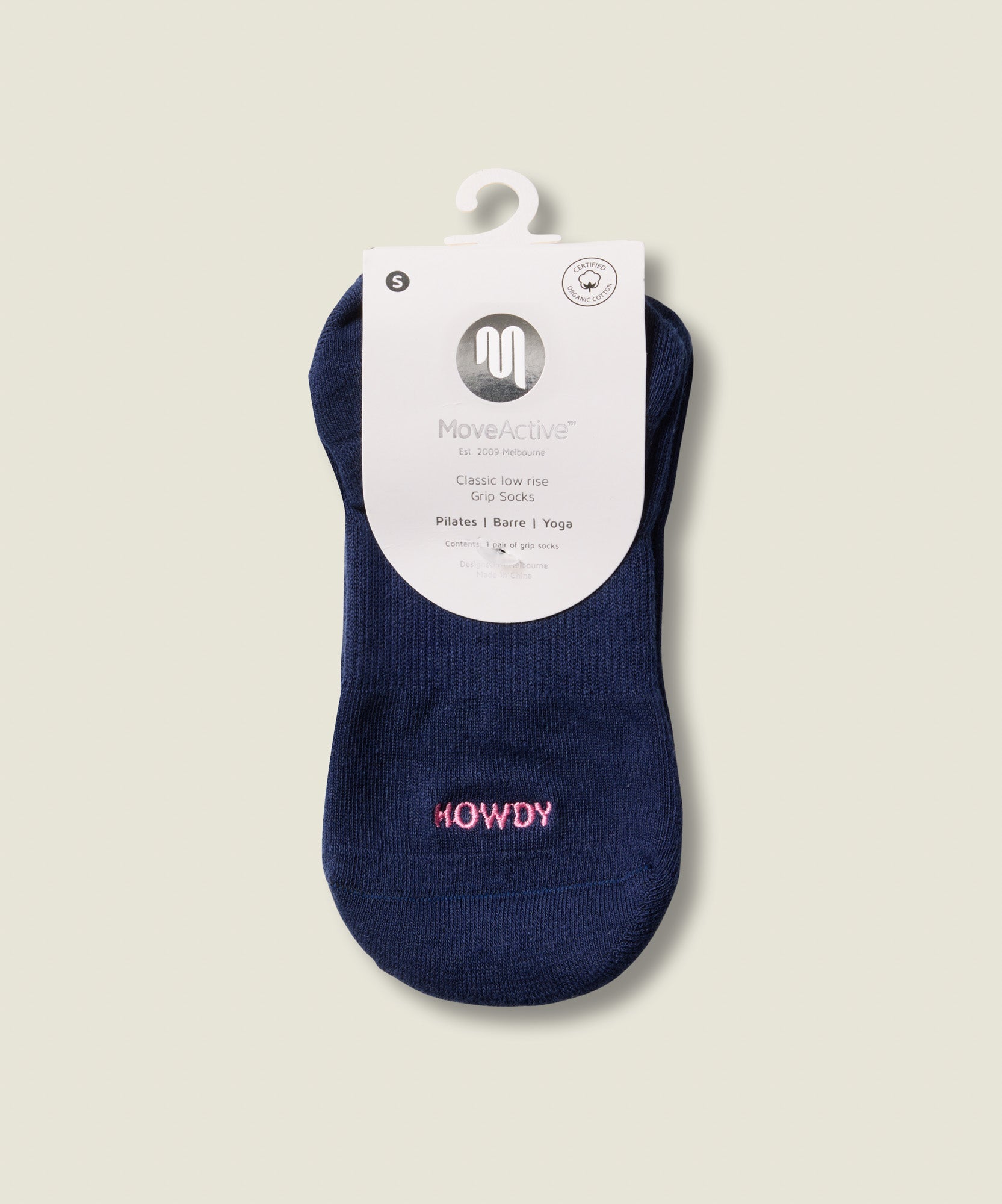 Low Rise Grip Socks - Howdy Partner Ink
