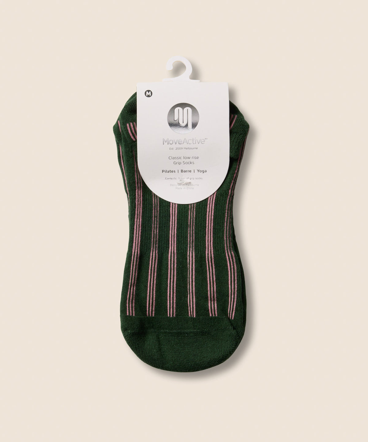 Low Rise Grip Socks - Verde Carnival